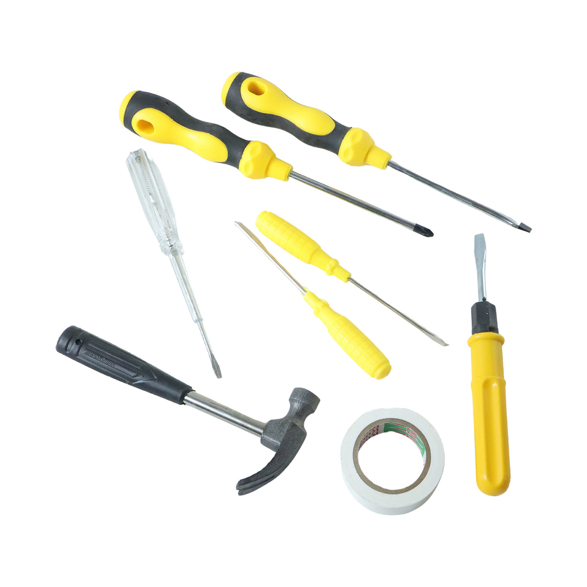 8-in-1 Home Repair Tool Kit Set with Screwdriver and Hammer - Great Price - Image 4