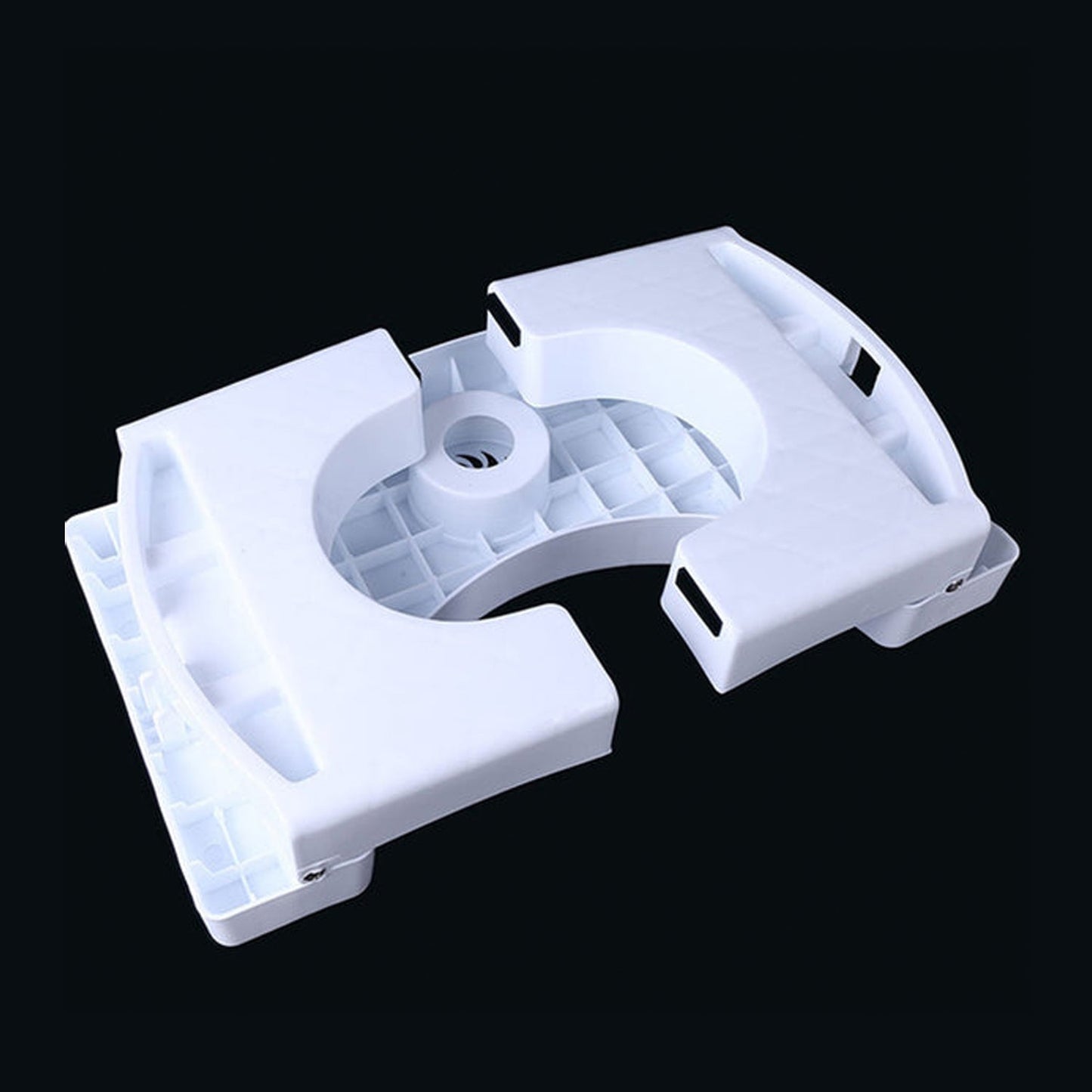 a Plastic Non-slip Folding Toilet Squat Stool - White Color - Happy Price - Image 4