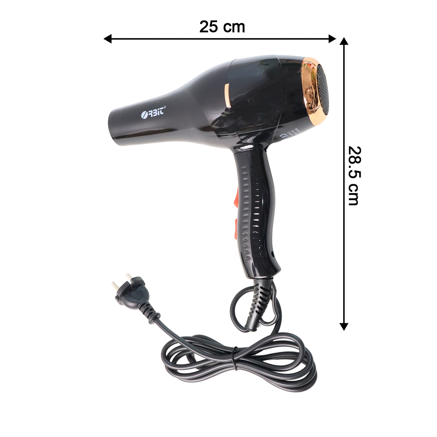 Orbit Professional Electric Hair Dryer 1 Pc with Concentrator Nozzle for Quick Styling - Great Price - Image 3