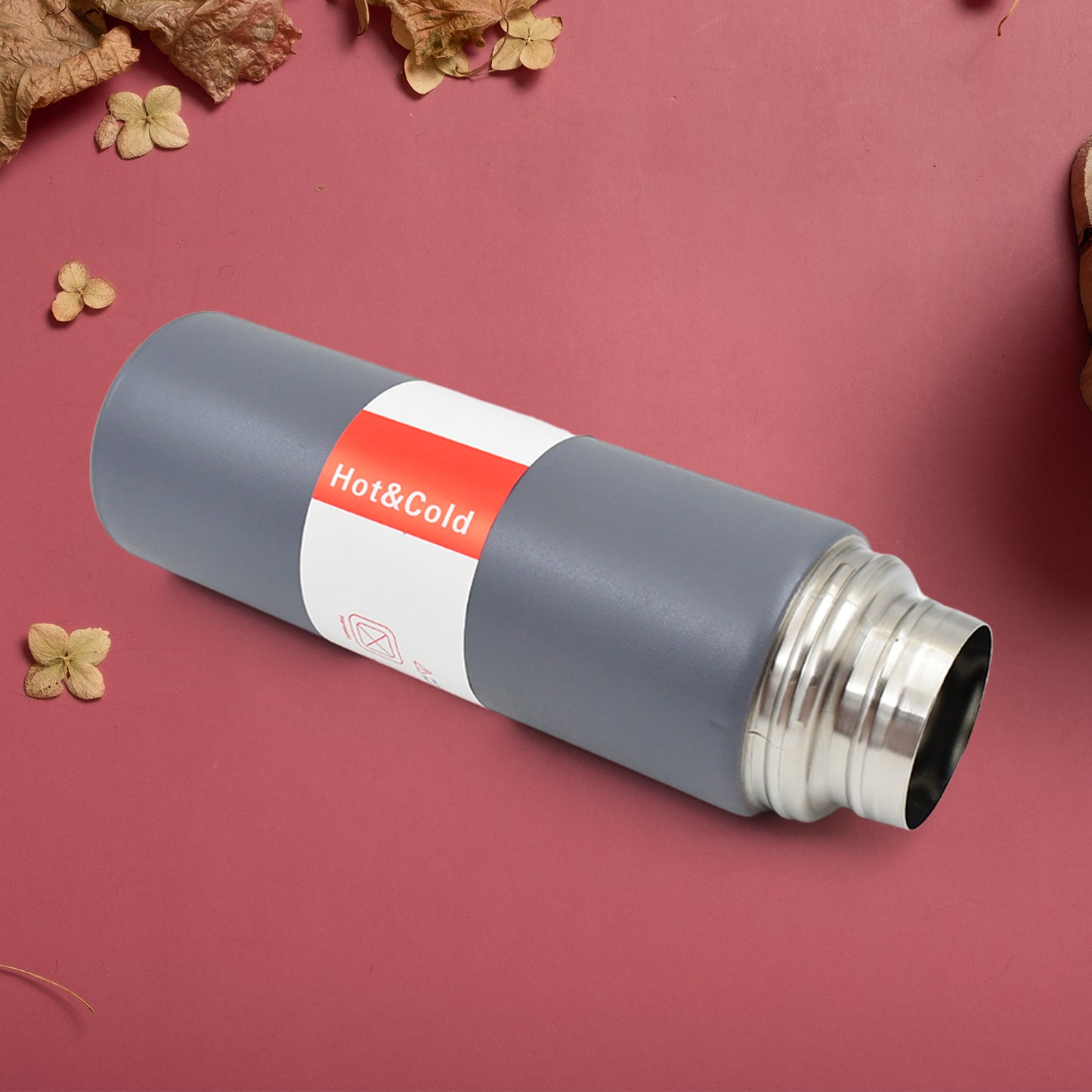 Stainless Steel Vacuum Insulated Water Bottle With Coffee Tea Mug (500 Ml) - Happy Price - Image 4