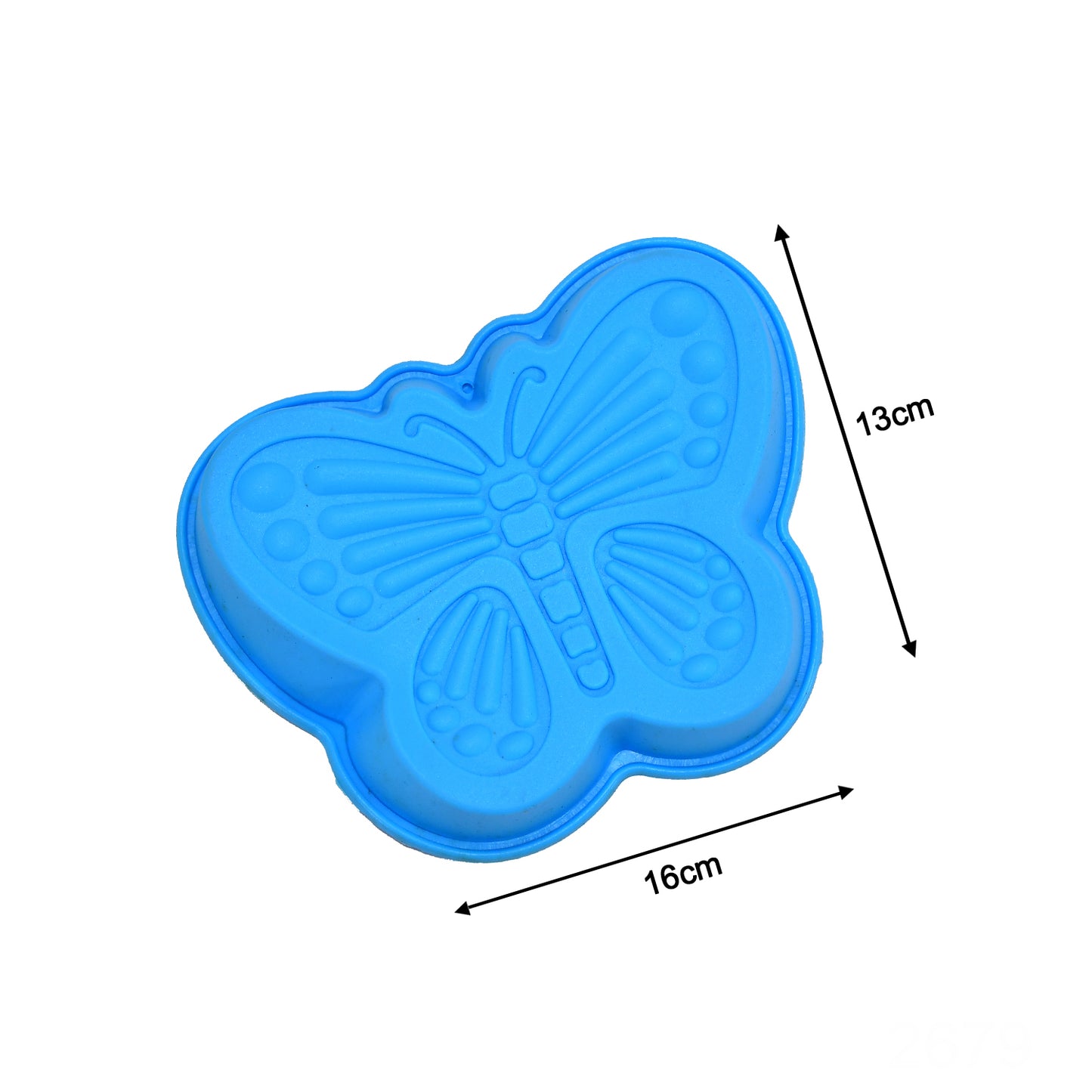 Butterfly Shape Cake Cup Liners I Silicone Baking Cups I Muffin Cupcake Cases I Microwave Or Oven Tray Safe I Molds For Handmade Soap Biscuit Chocolate Muffins Jelly Pack Of 4 - Happy Price - Image 5