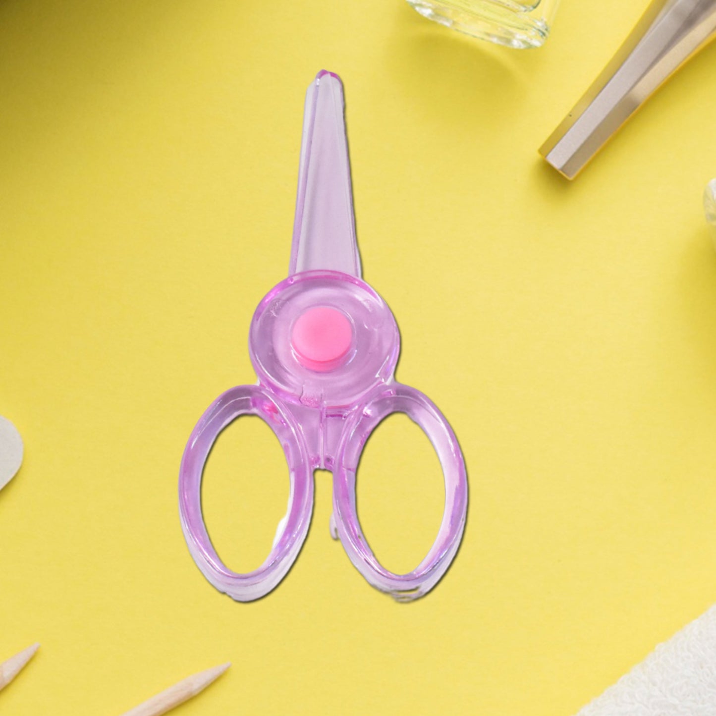 Plastic Child-safe Scissor (1 Pc Mix Color) - Happy Price - Image 5