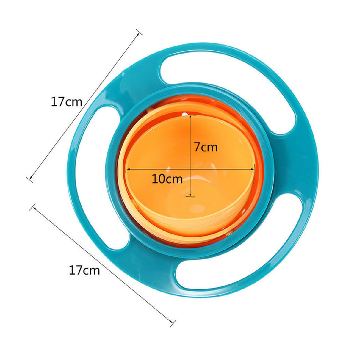 b Rotating Baby Bowl Used For Serving Food To Kids And Toddlers Etc. - Happy Price - Image 4