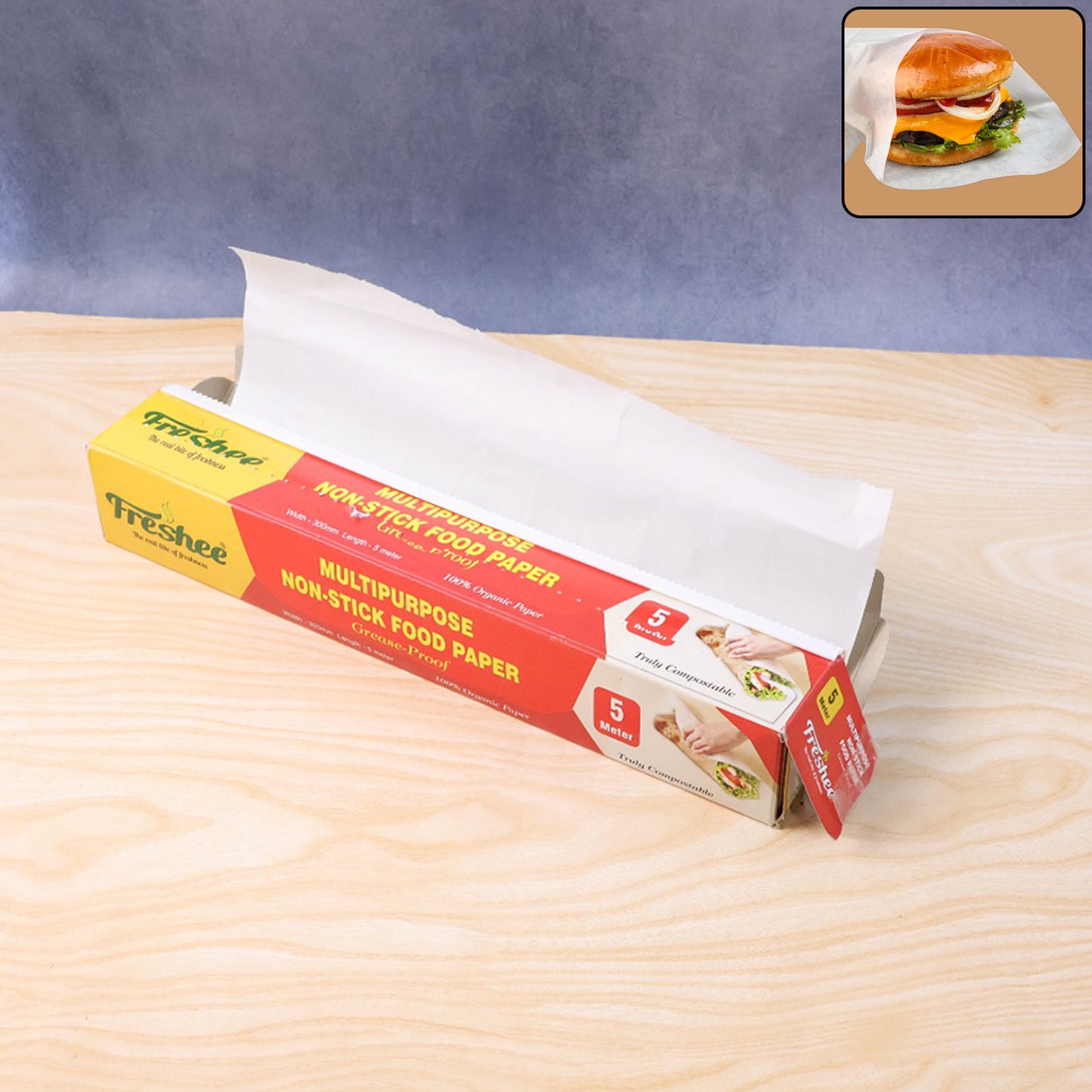 Grease-Proof Food Wrapping Paper Roll - 300mm x 5 Meter - Happy Price - Image 4