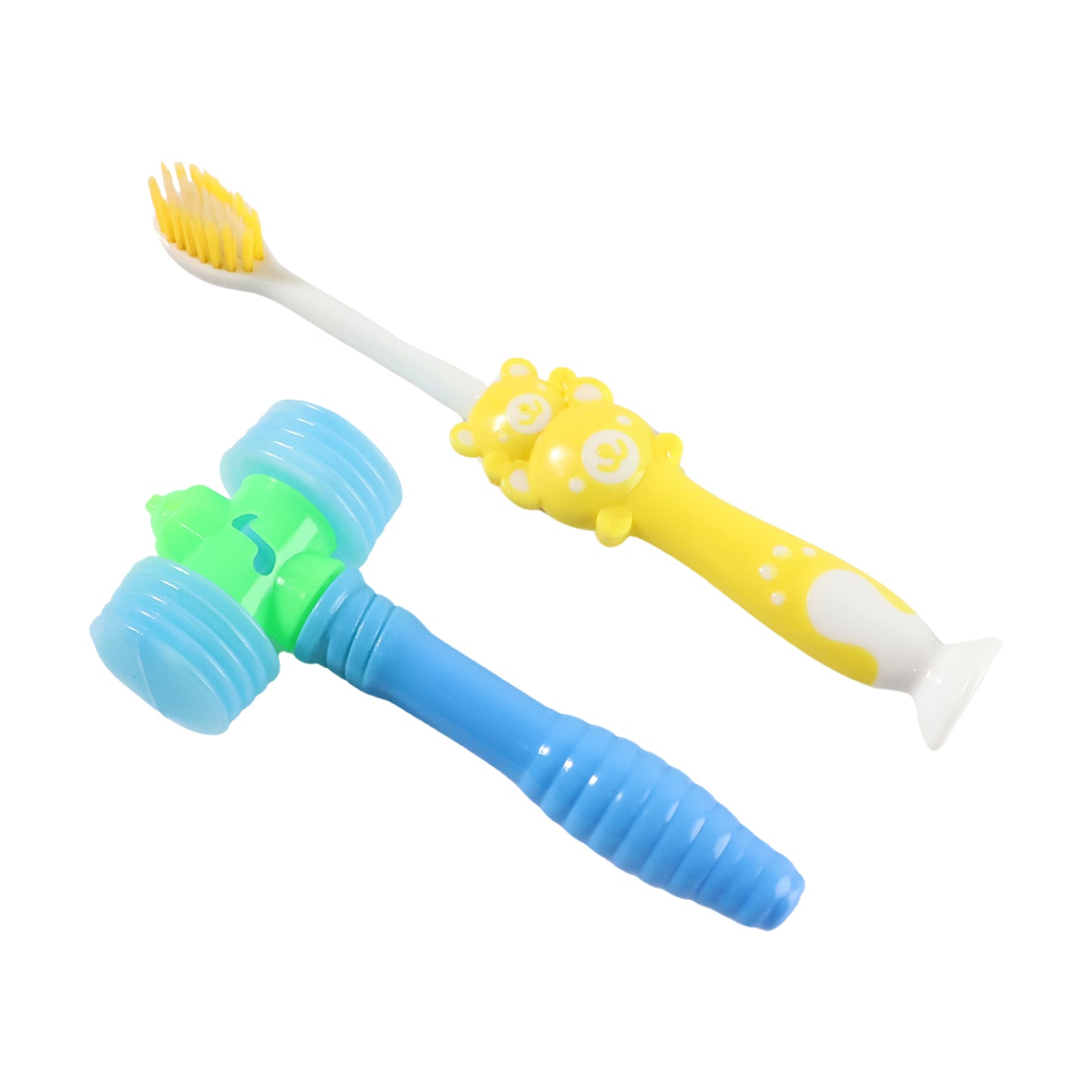 Kids Toothbrush & Hammer Toy Set - Fun Oral Care Combo - Happy Price - Image 2
