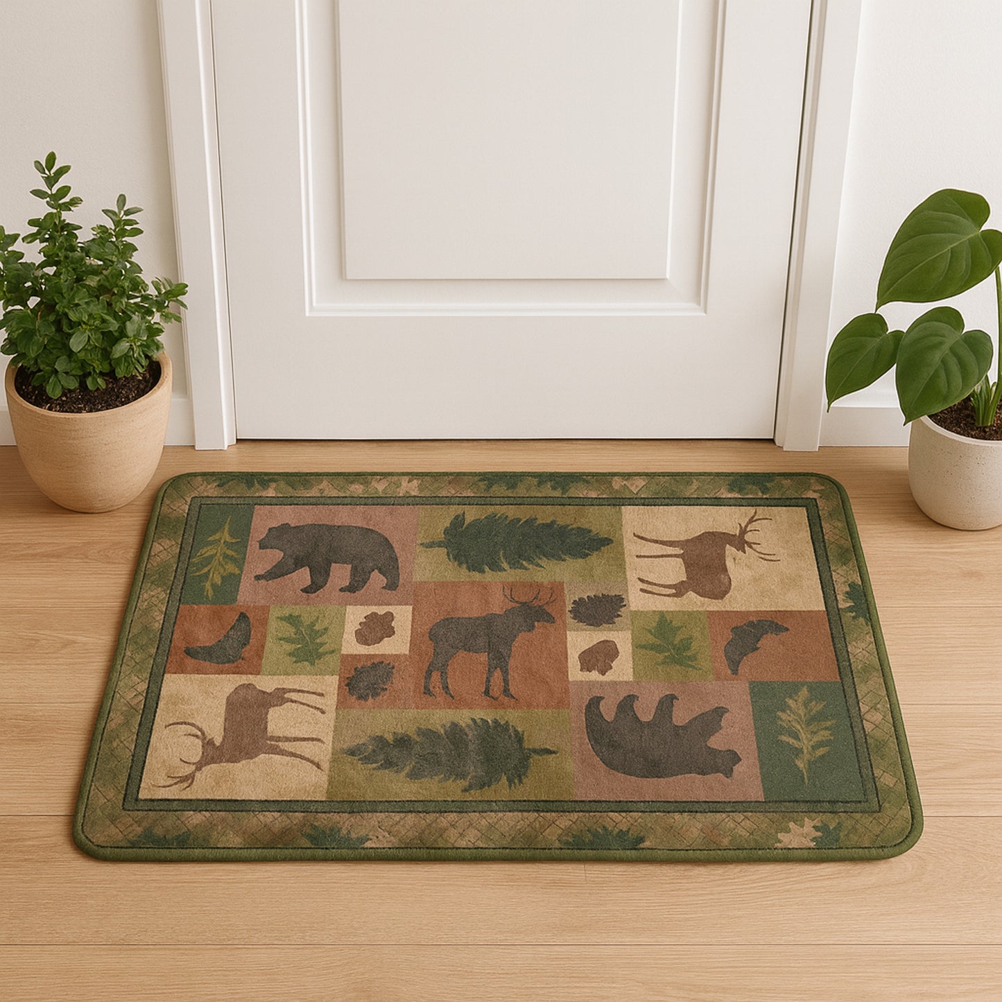 Soft Microfiber Floor Mat with Anti-Slip Backing - 80x50 cm Nature Print Rug (1 Pc) - Happy Price - Image 5