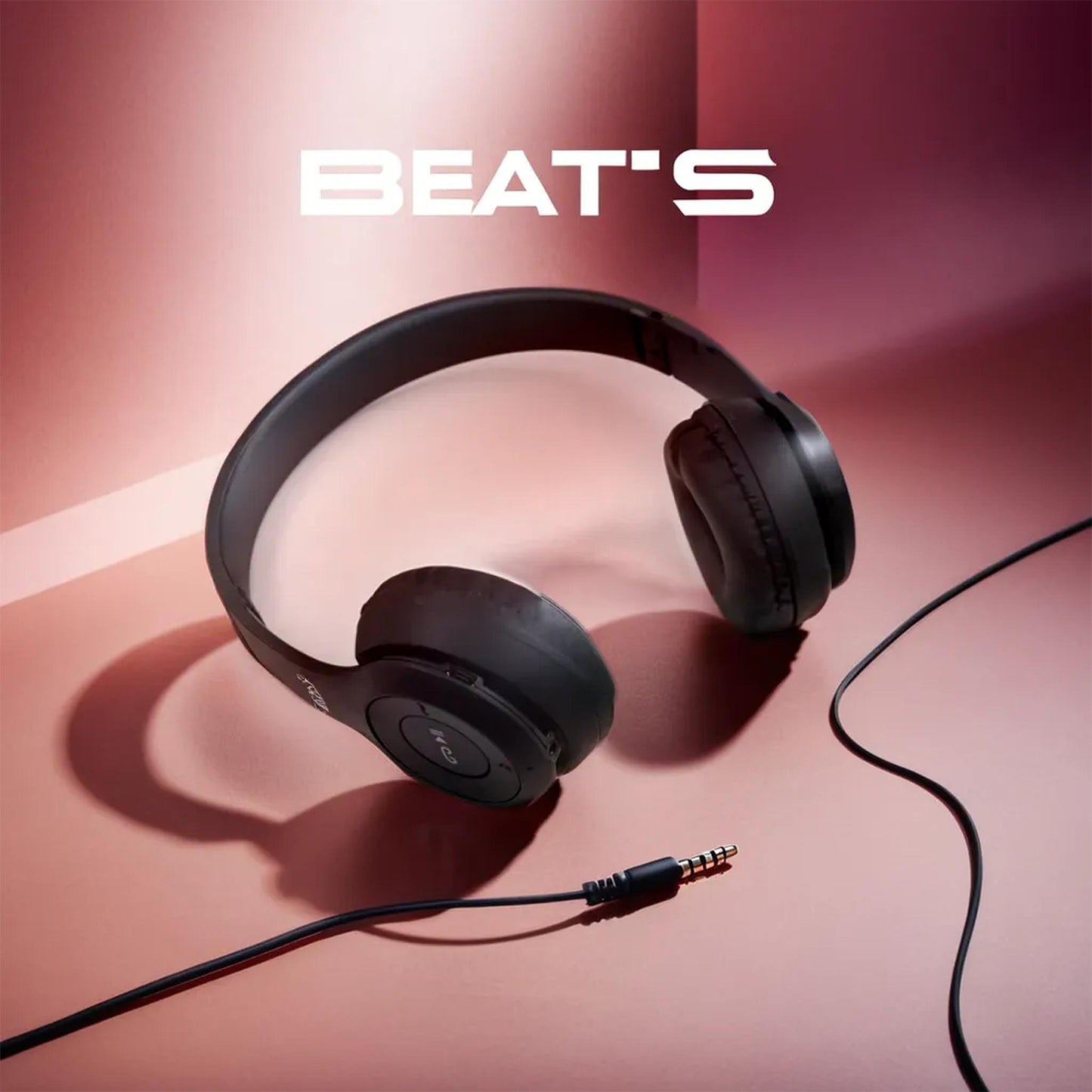 Wireless Headphone Over The Head Bluetooth Headset Foldable Headband Hands-free With Calling Function (1 Pc) - Happy Price - Image 4