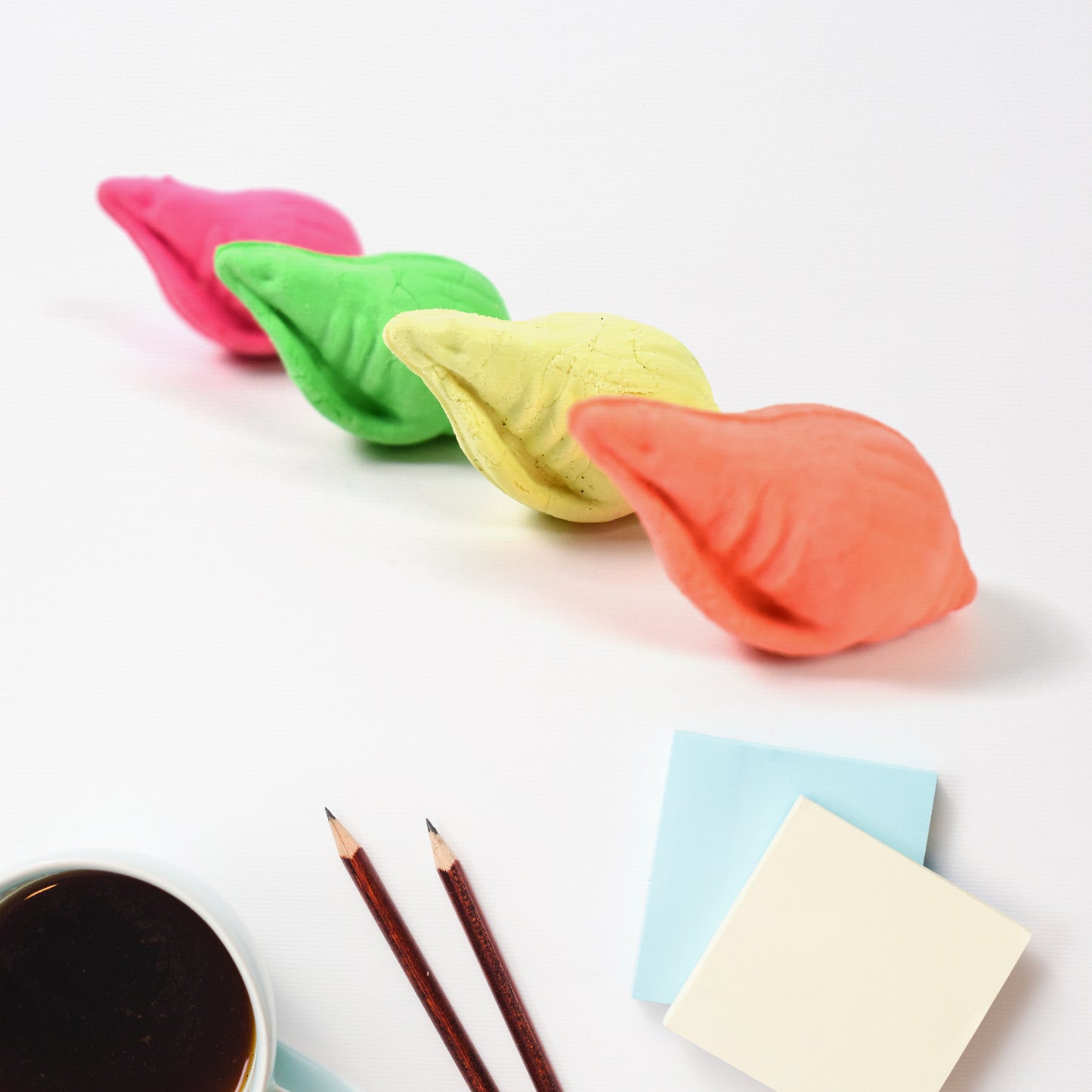 Shankh Shape Eraser Rubber (1 Pc Mix Colour Design) - Happy Price - Image 3
