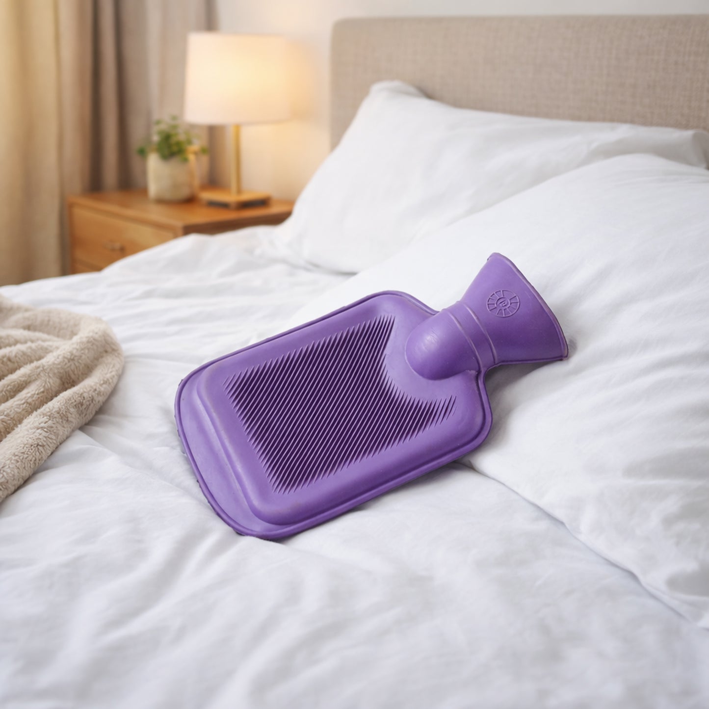 Soft Rubber Hot Water Bag for Pain Relief & Warmth (21x12 Cm, 1 Pc) - Happy Price - Image 2