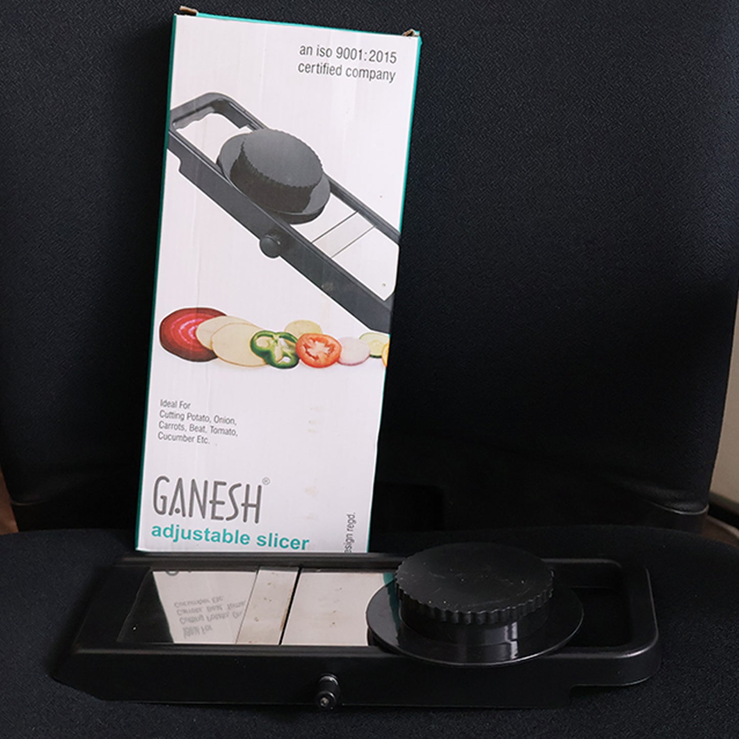 Adjustable Vegetable & Fruit Slicer with Stainless Steel Blade - Happy Price - Image 7