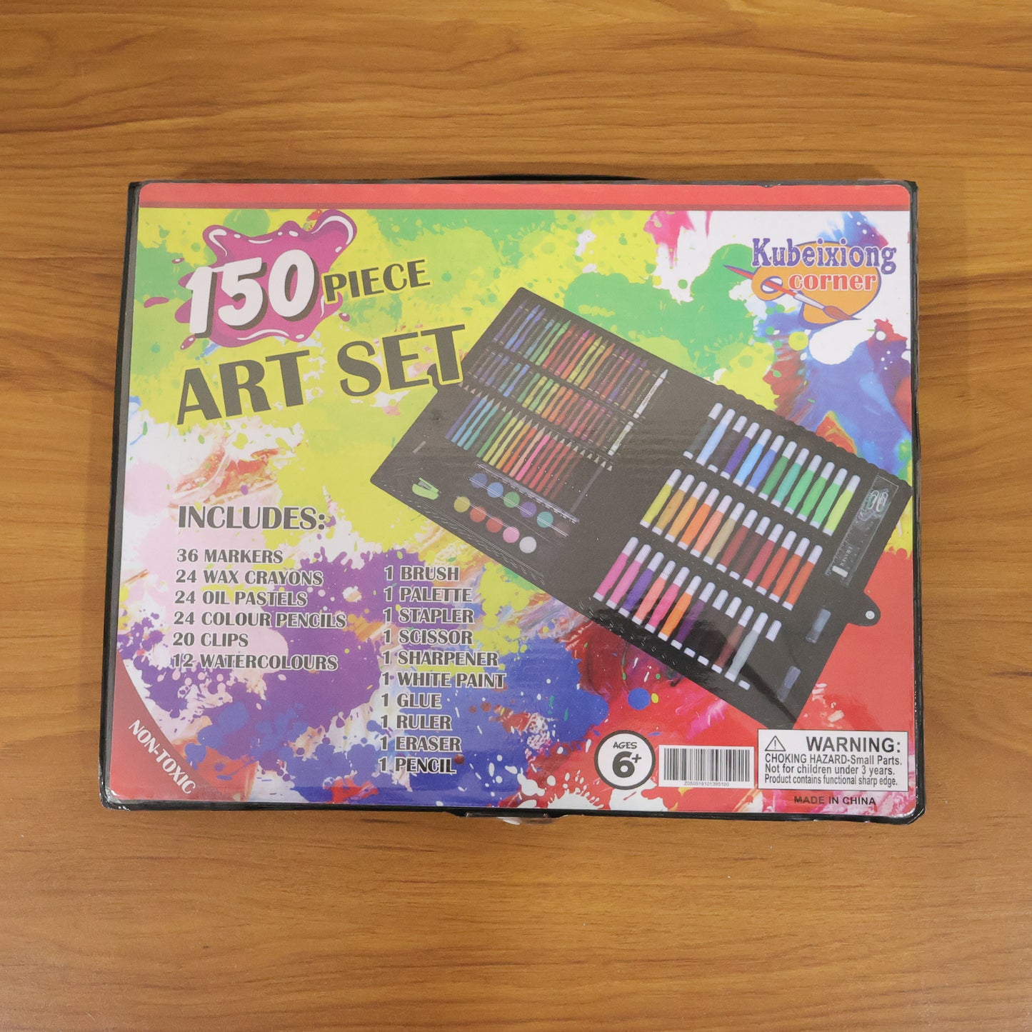 150 Piece All-in-One Art & Drawing Kit with Sketch Pens, Crayons, Pastels & Watercolors - Happy Price - Image 6