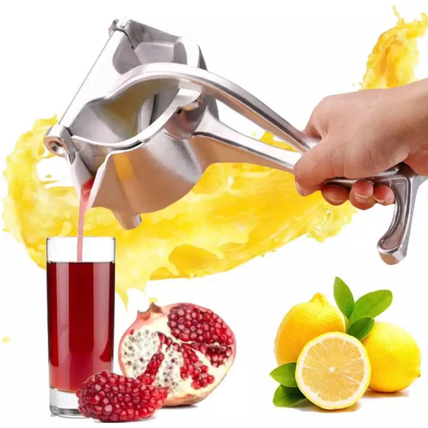 Manual Aluminium Metal Fruit Press Juicer - Happy Price - Image 2