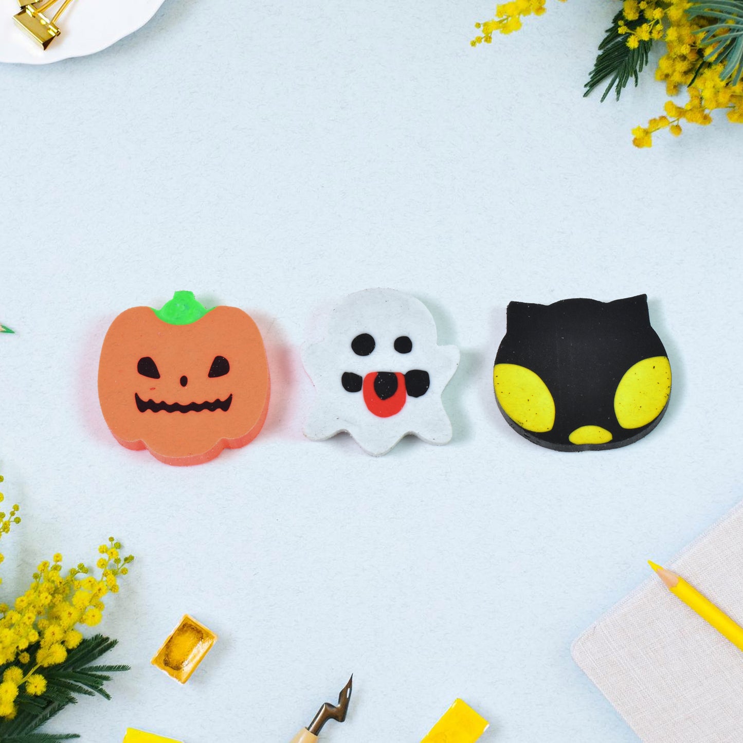 Cartoon Shape Eraser Rubber (1 Pc Mix Colour Design) - Happy Price - Image 2