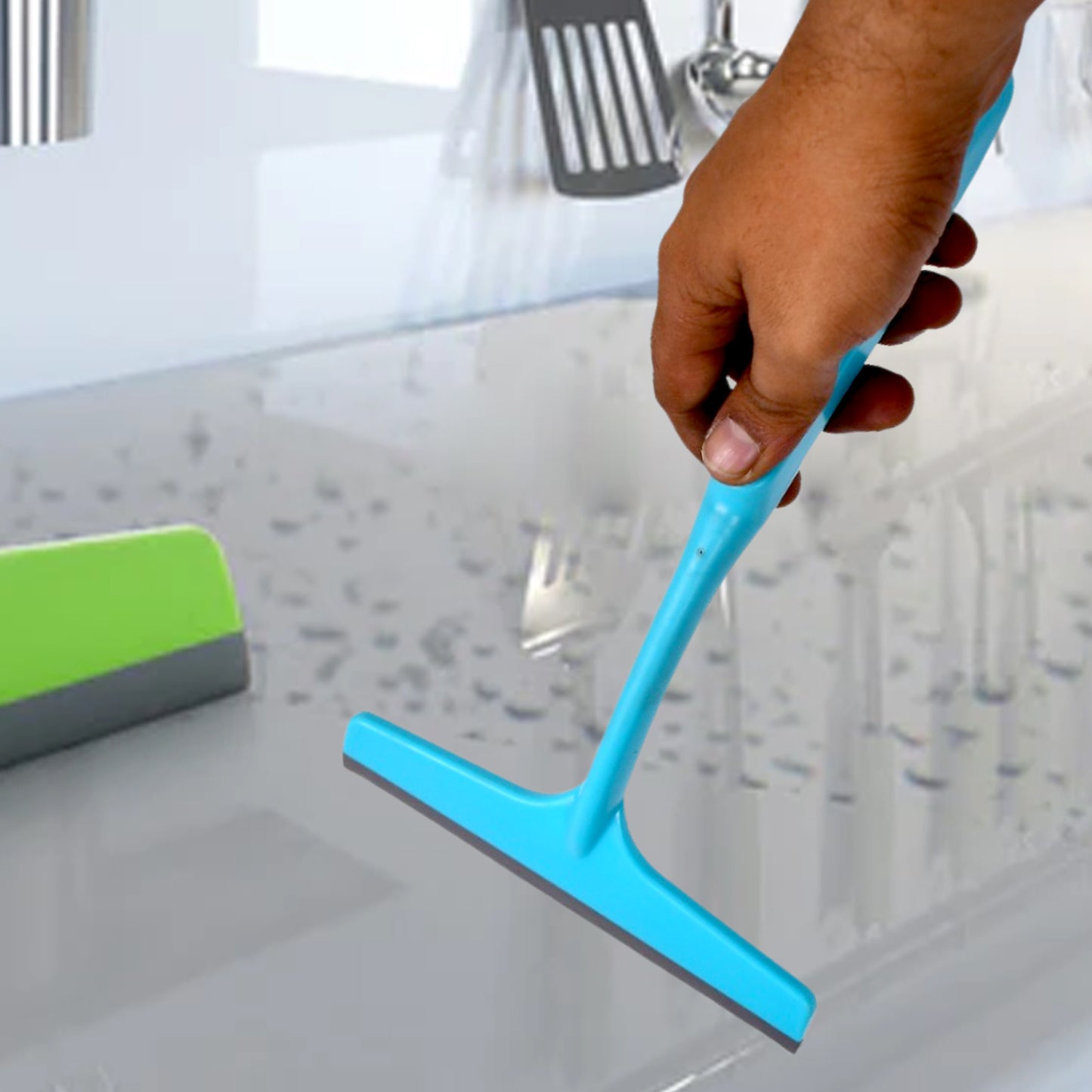 Long Handle Floor Wiper for Kitchen and Glass Cleaning - Happy Price - Image 6