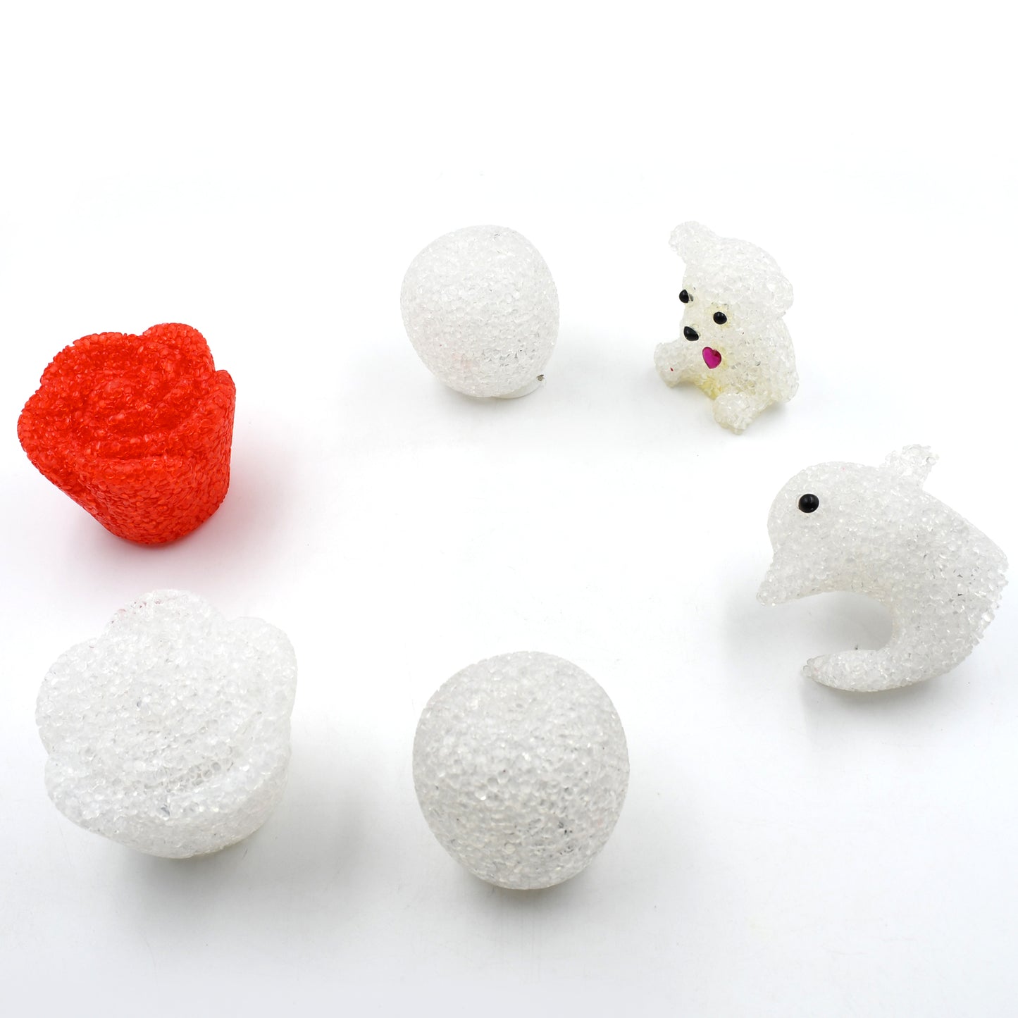 a Mix Design Multi Shape Small Light Lamps Led Shape Crystal Night Light Lamp (1 Pc ) - Happy Price - Image 4