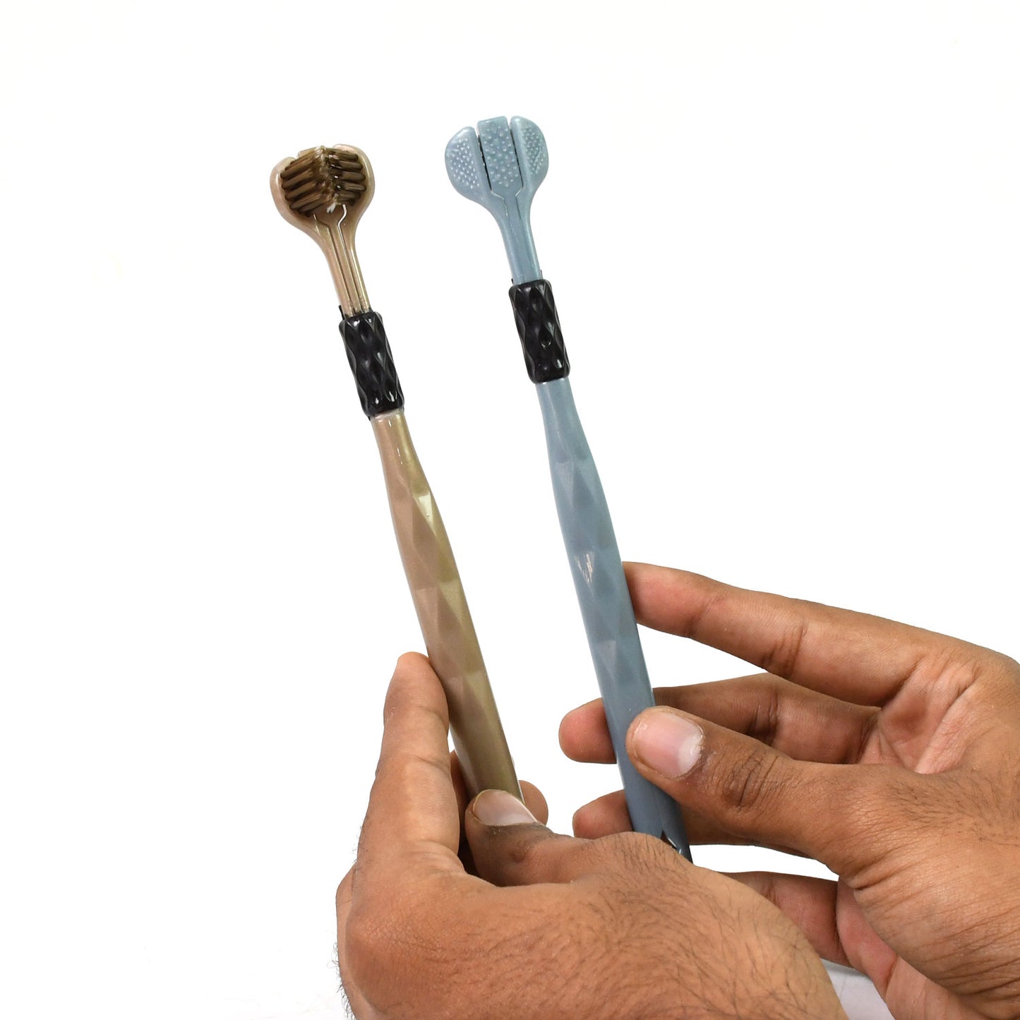 3-Sided Soft Bristle Toothbrush Set (2 Pcs) - Happy Price - Image 5
