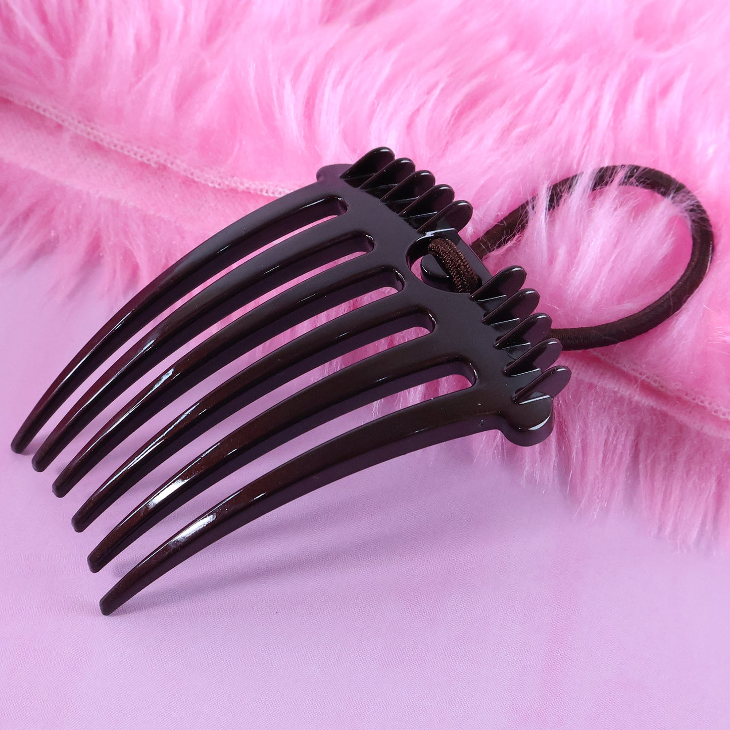 Ponytail Styling Comb with Elastic Loop - 1 Piece - Happy Price - Image 5