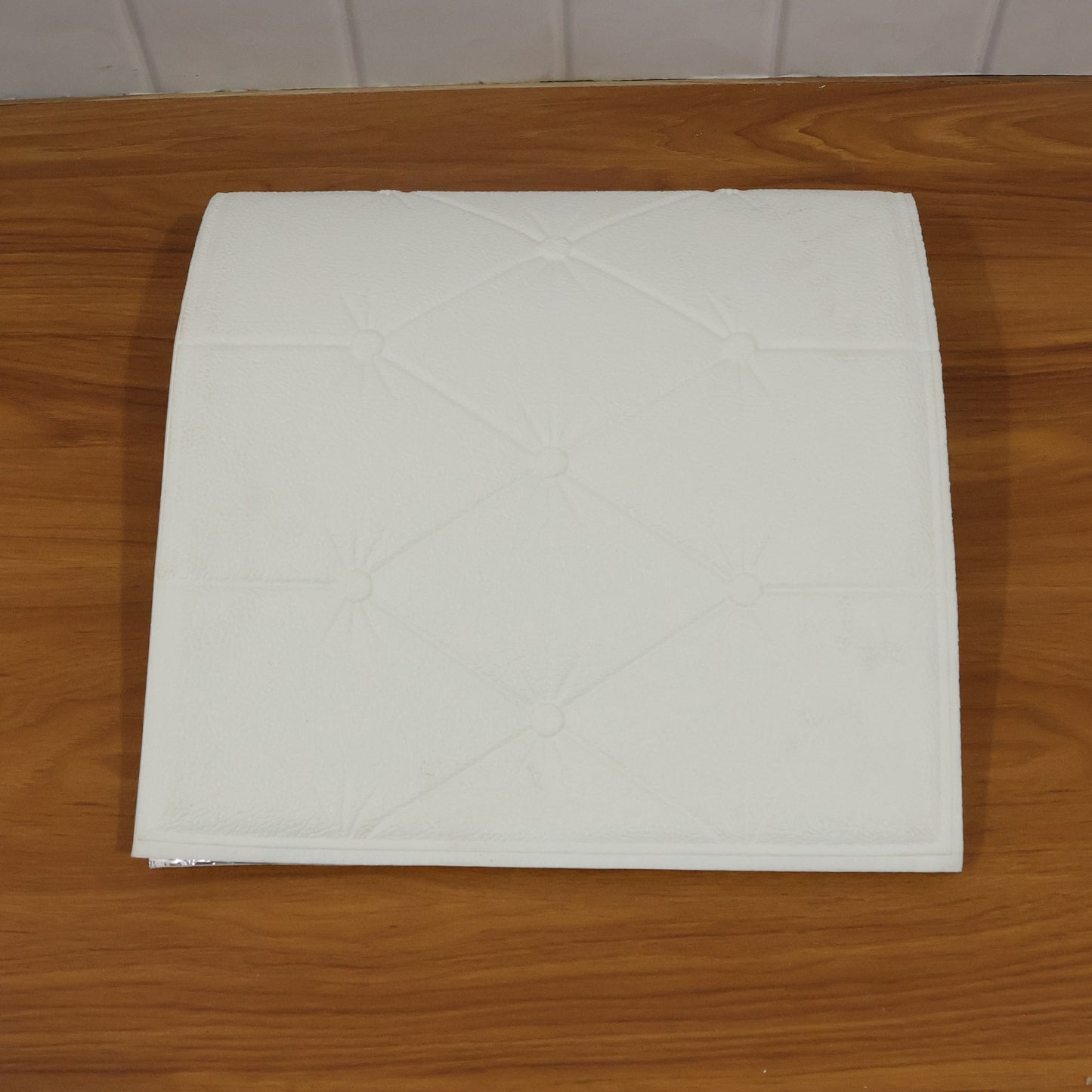 Self Adhesive Foam Wall Sticker Panel - 1 Pc White 69x35 Cm - Great Price - Image 6