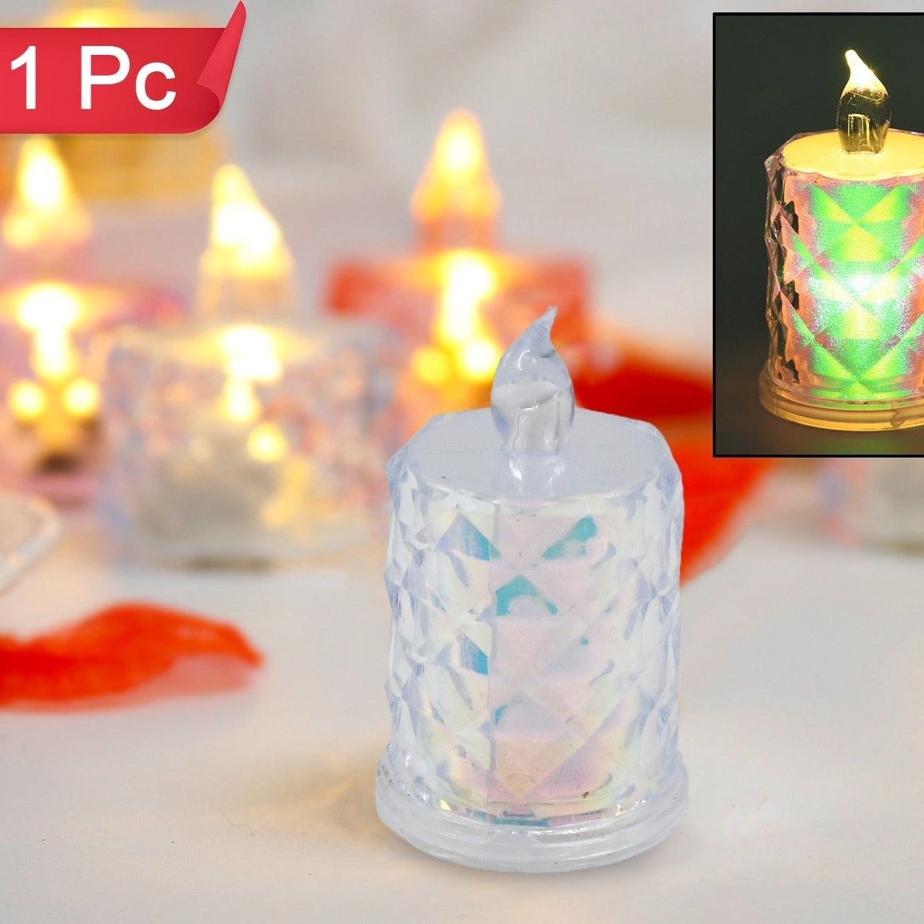 Festive Lighting For Any Occasion 1 Pack Led Tealight Candles - Happy Price - Image 1