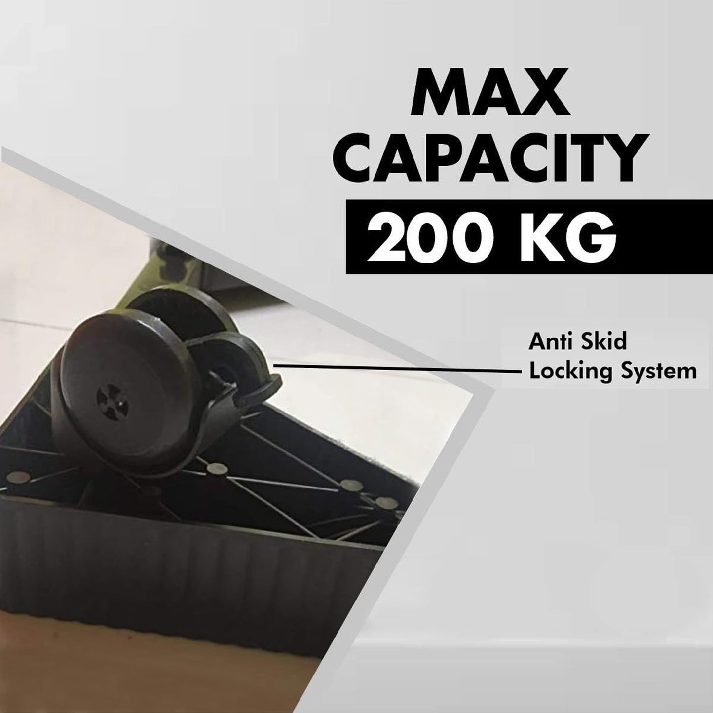 Adjustable Heavy-duty Fridge And Washing Machine Stand Base Trolley 50x50 Cm - Happy Price - Image 6