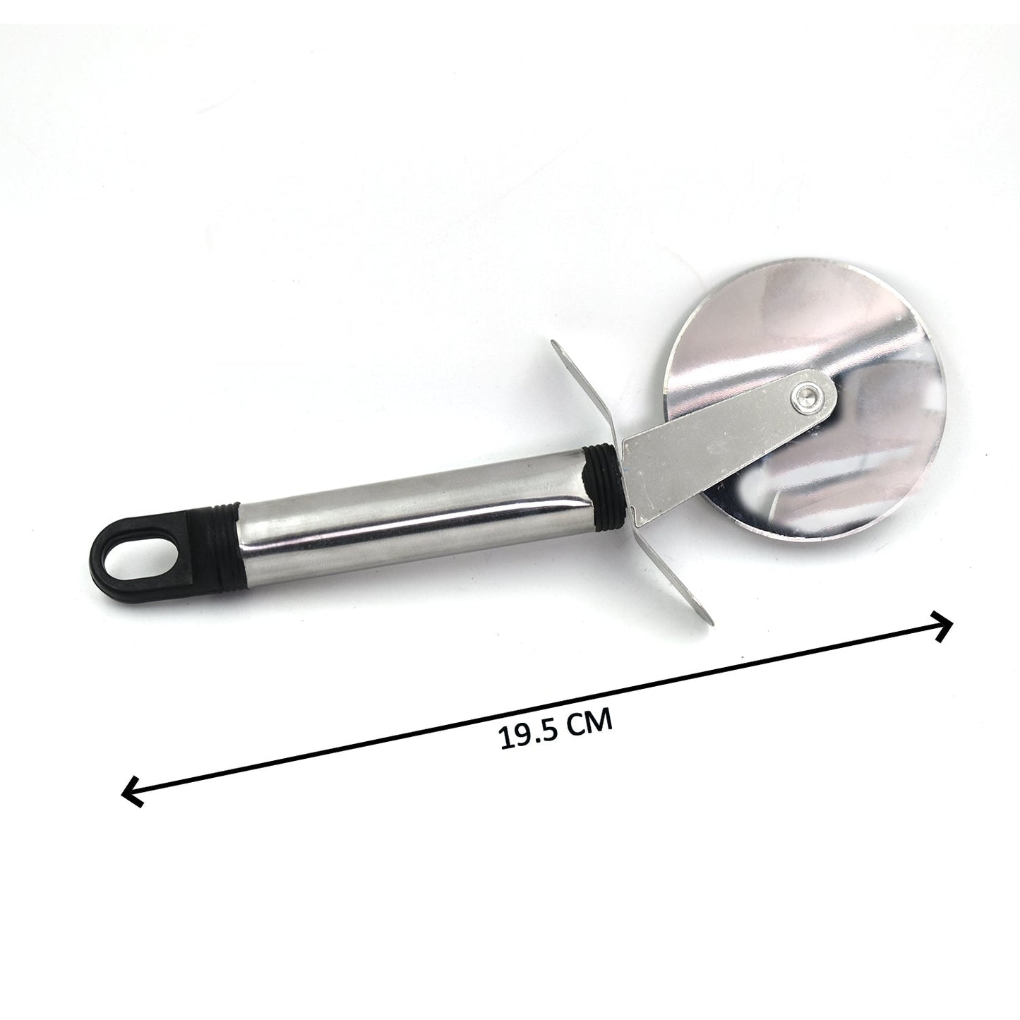Stainless Steel Pizza Cutter Pastry Cake Slicer Sharp Wheel Type - Happy Price - Image 4