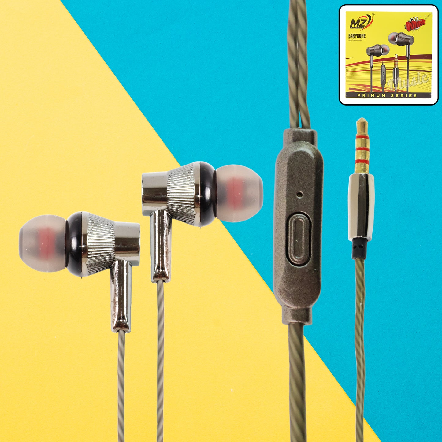 Wired In-Ear Earphones with Mic - 3.5mm Jack, Stereo Sound, Deep Bass (1 Pc) - Happy Price - Image 7