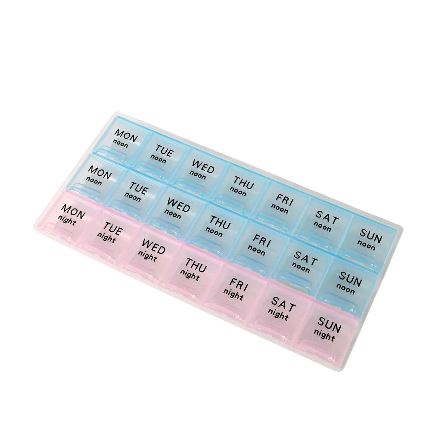 Weekly Pill Organizer Box With 21 Compartments (1 Pc) - Happy Price - Image 2