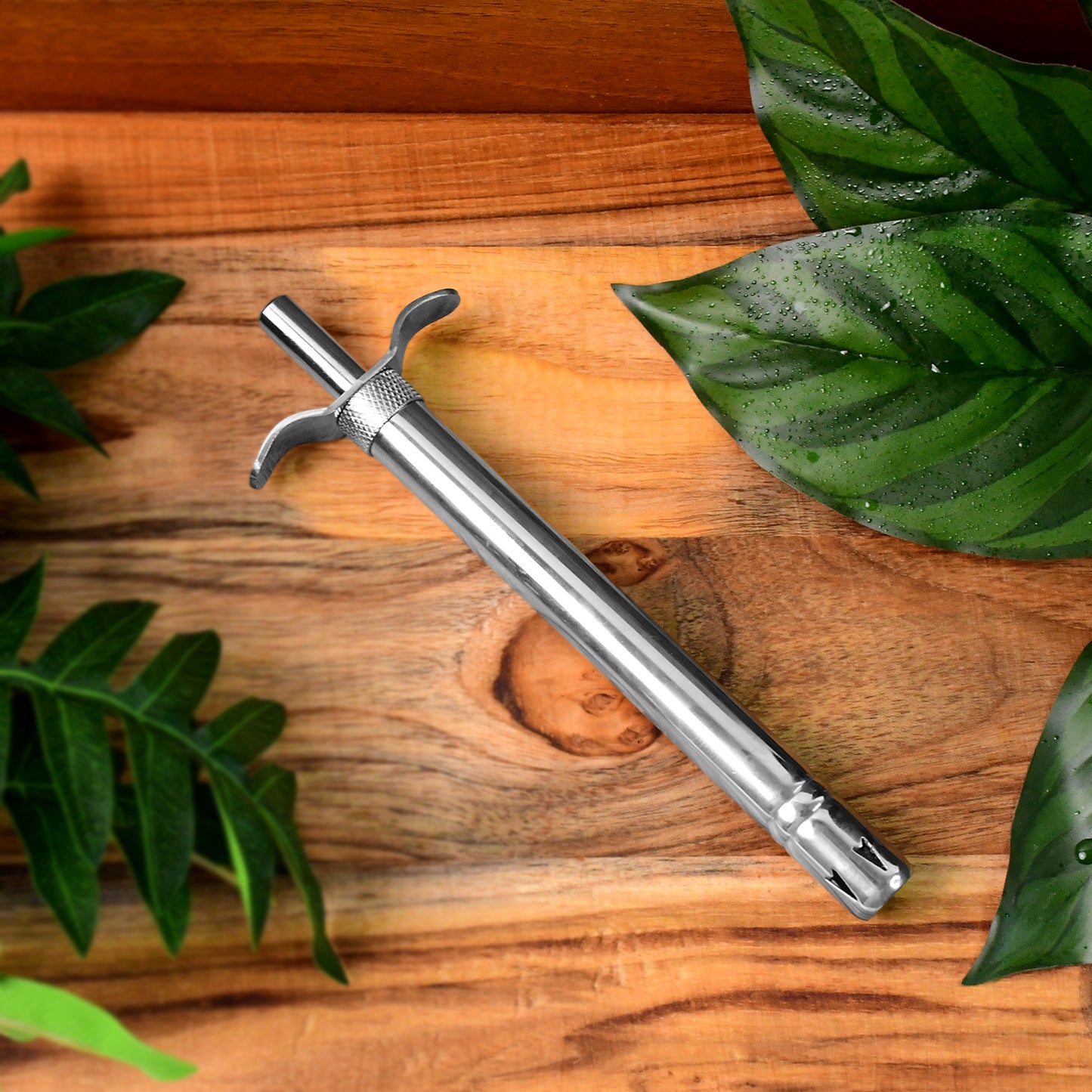 Durable Stainless Steel Gas Lighter with German Piezo Ignition - Battery-Free for LPG/PNG Stoves - Happy Price - Image 6