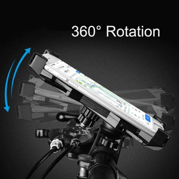 1456 Bike Phone Mount Anti Shake And Stable Cradle Clamp With 360 Rotation - Happy Price - Image 3