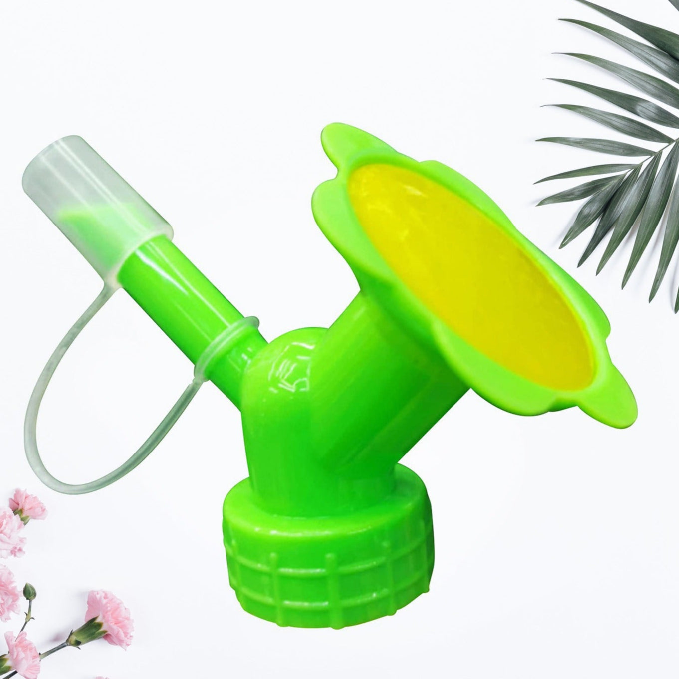 2 In 1 Bottle Cap Sprinkler Dual Head Bottle Watering Spout Double Ended Bottle Watering Nozzle Watering Can Nozzle For Indoor Seedlings Plant Garden Tool - Happy Price - Image 1