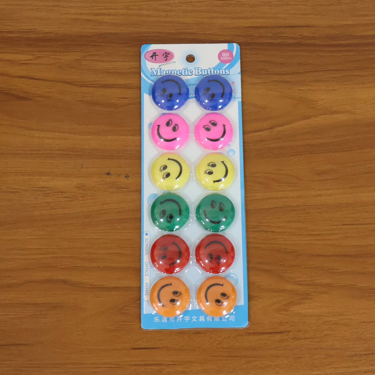 Colorful Smiley Face Magnetic Buttons - 12 Pc Set for Fridge & Whiteboard - Happy Price - Image 7