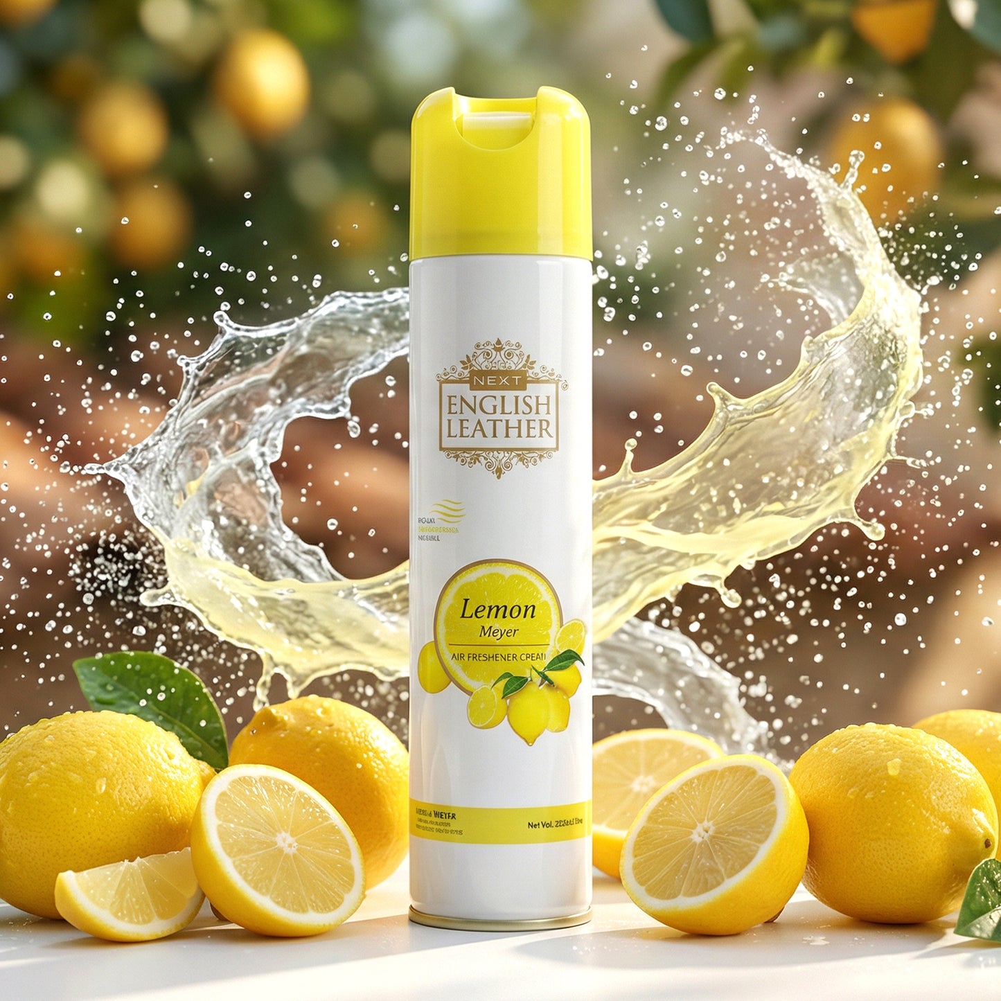 Next English Leather Lemon Air Freshener Spray 220 ML - Fresh Citrus Scent - Great Price - Image 5