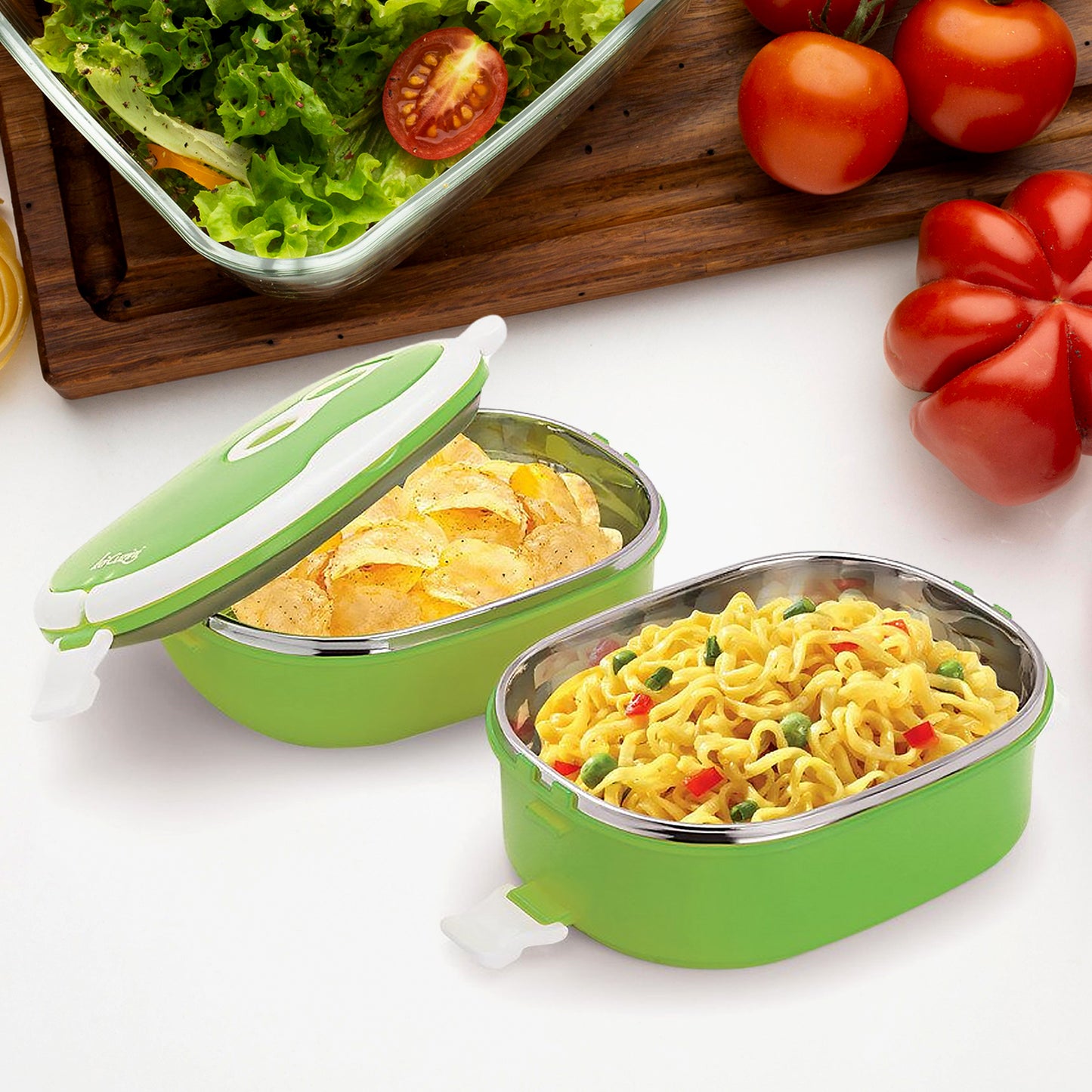 Insulated Stainless Steel Lunch Box - 900/1800ml Leakproof Tiffin for Office & Picnic - Great Price - Image 4