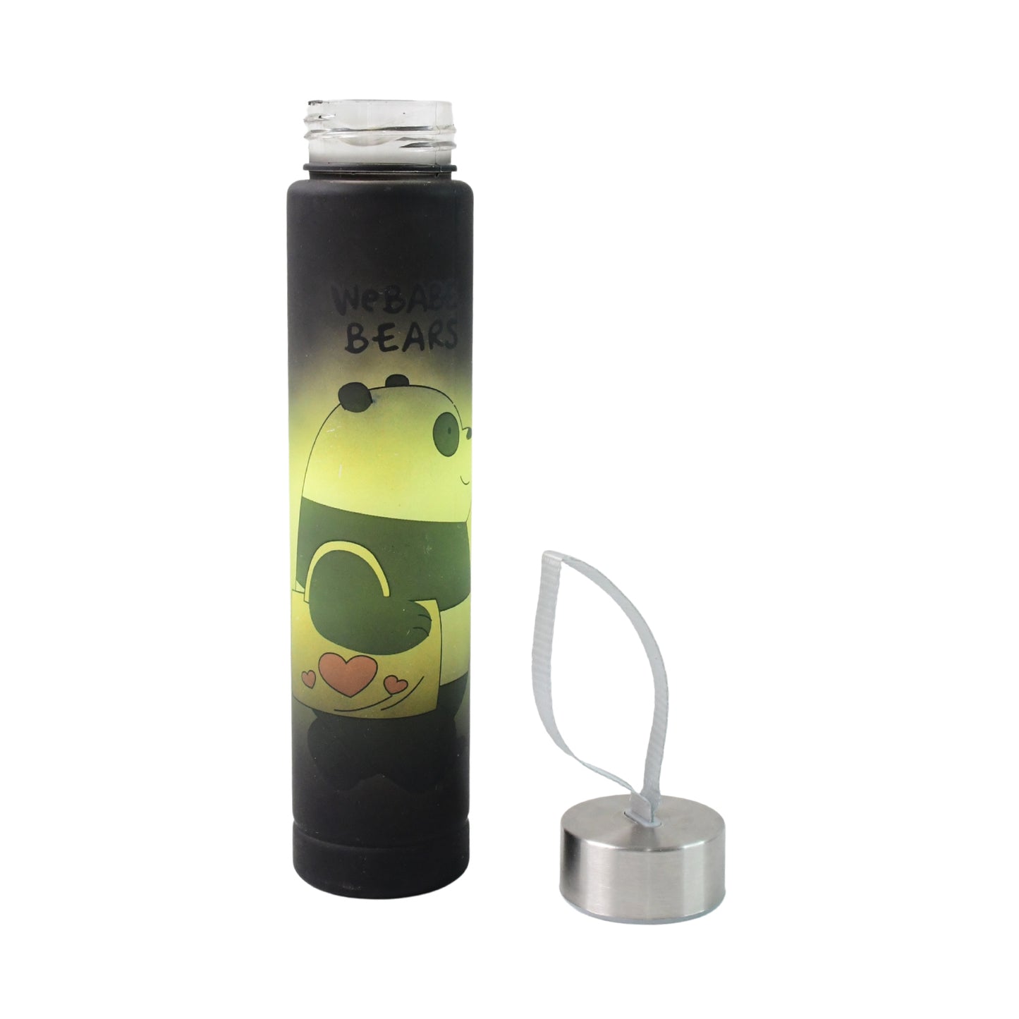 Cute Cartoon Plastic Water Bottle - 300 ML, Leakproof, Portable - Happy Price - Image 2