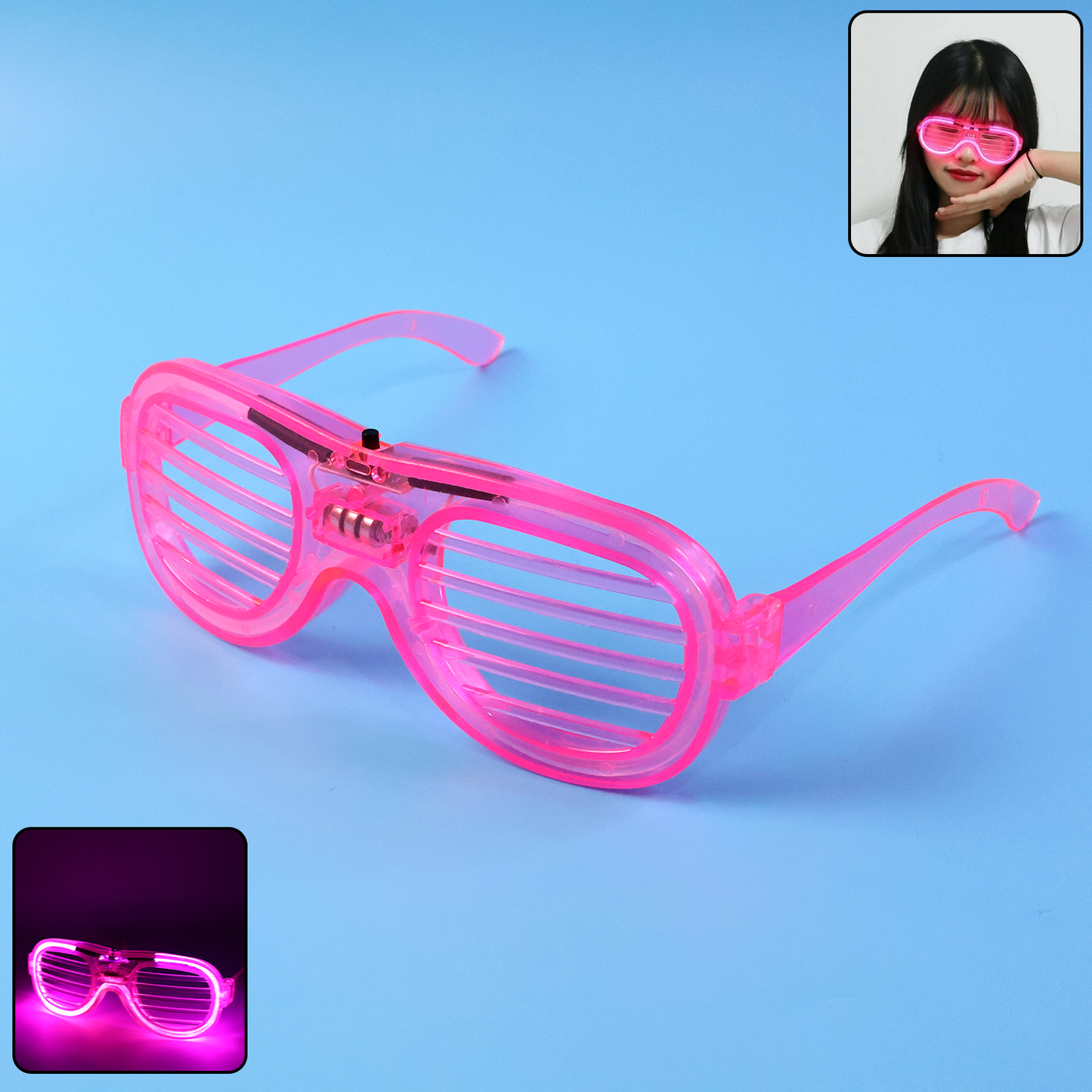 LED Light Up Party Glasses for Night Events (1 Pc) - Happy Price - Image 7