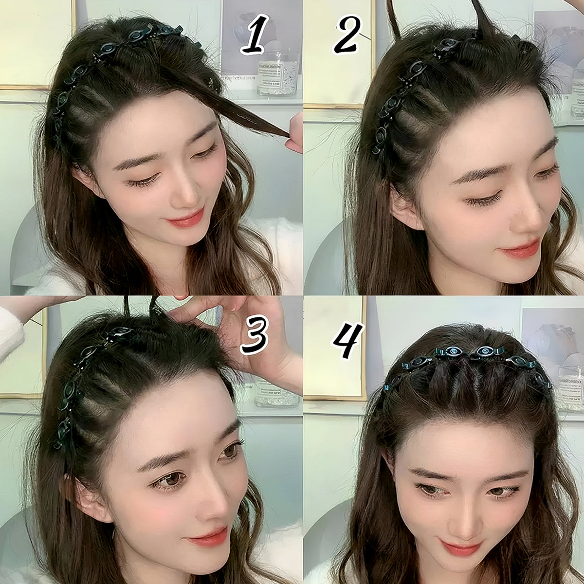 Adjustable Clip-On Hair Styling Headband with Mini Claws (1 Pc) - Happy Price - Image 3