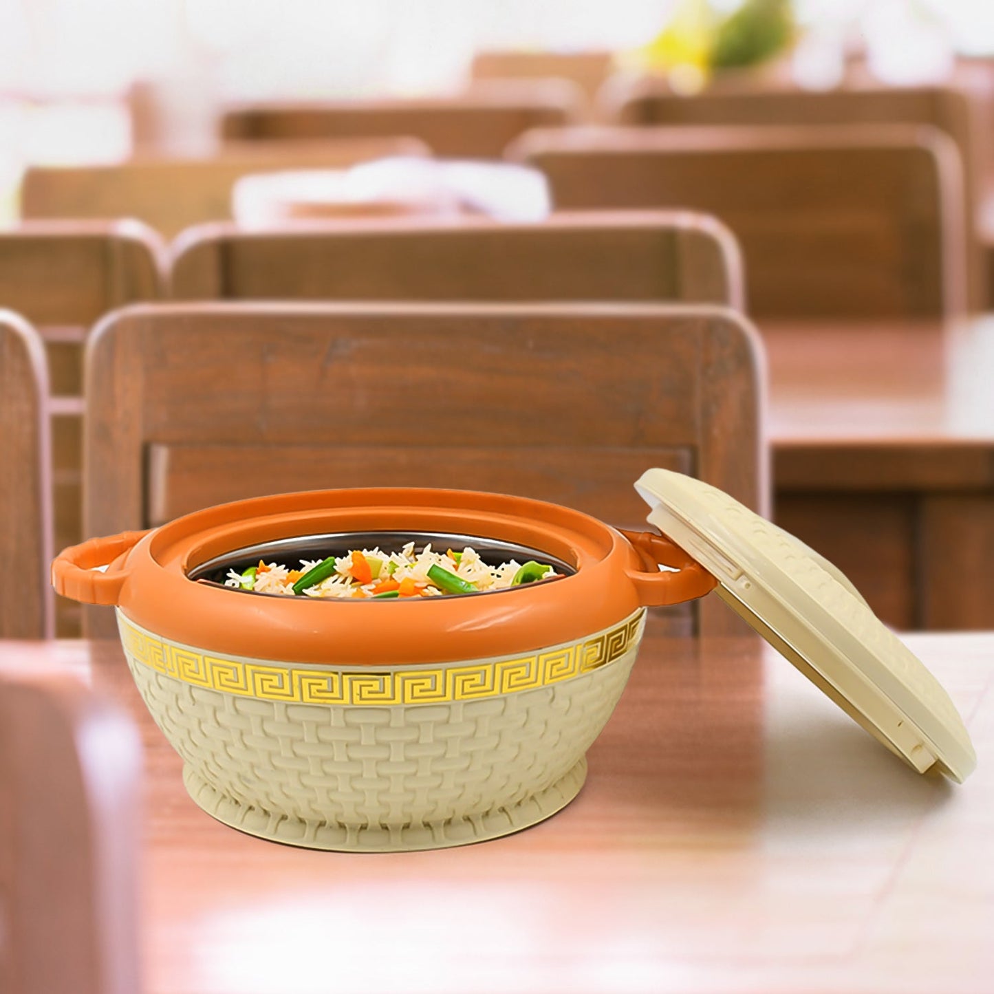 Insulated Hot Pot Casserole with Stainless Steel Inner (800 ML) - Great Price - Image 4