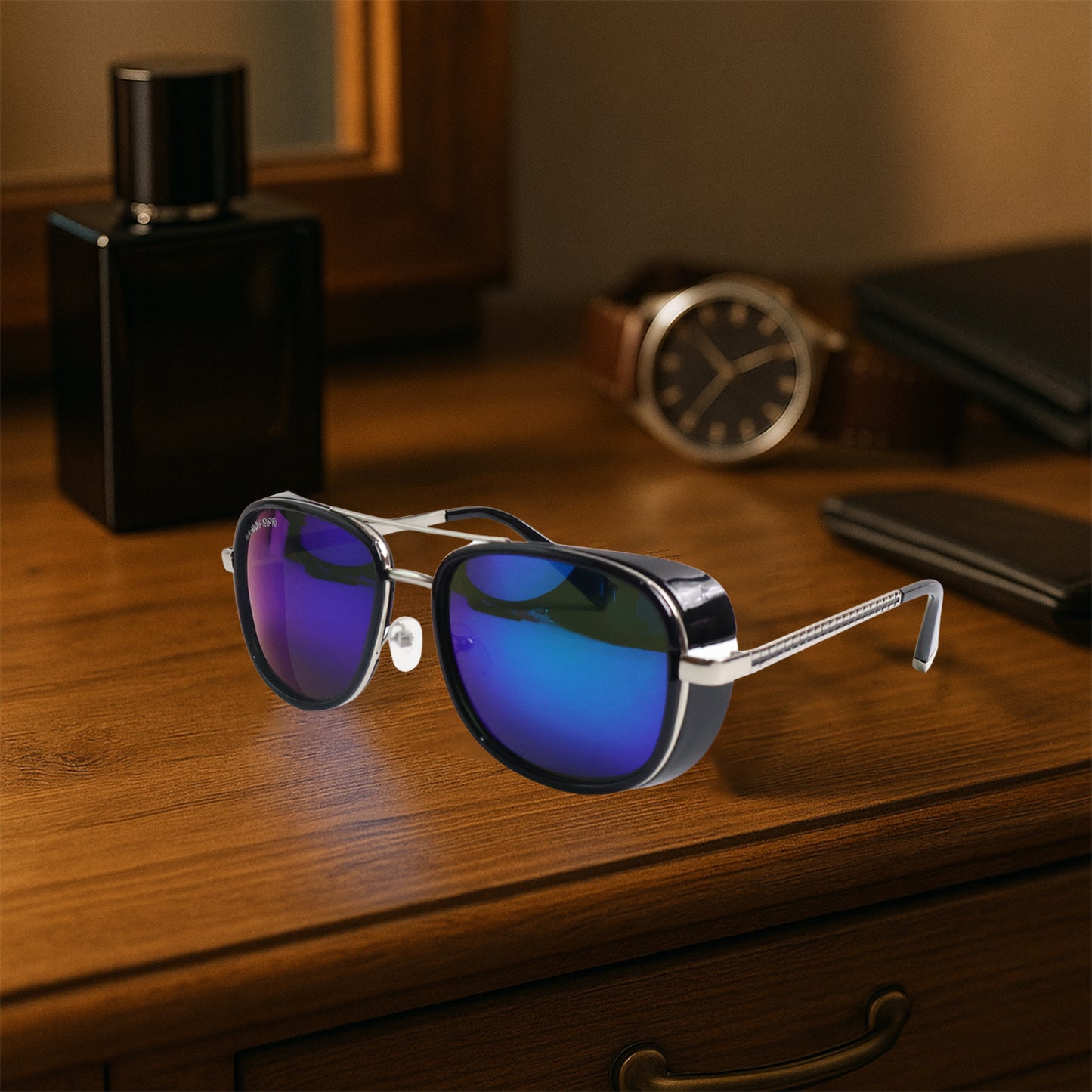 Stylish Polarized Aviator Sunglasses for Men & Women (1 Pc) - Happy Price - Image 3