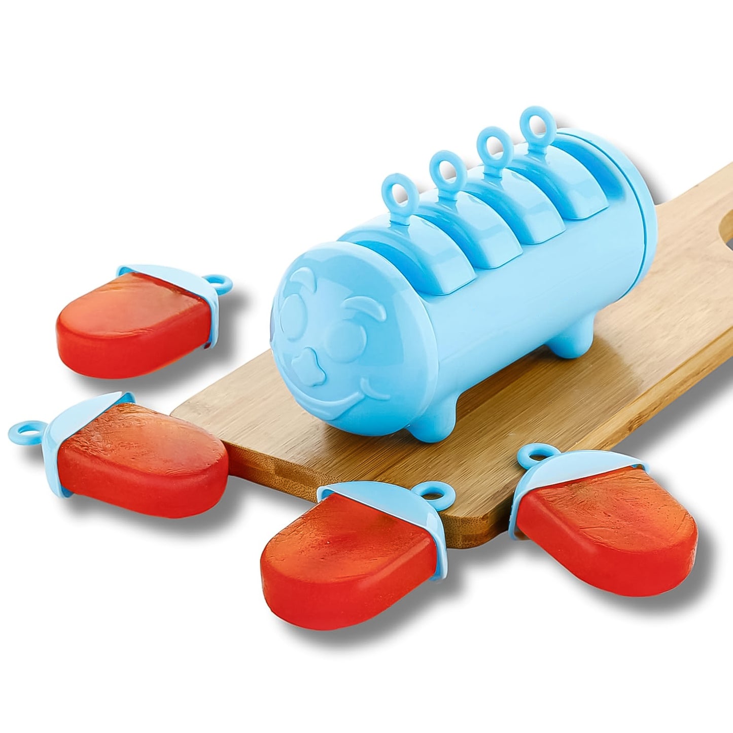 Plastic Ice Candy Maker 4 Compartment Grid Kulfi Candy (1 Pc) - Happy Price - Image 4