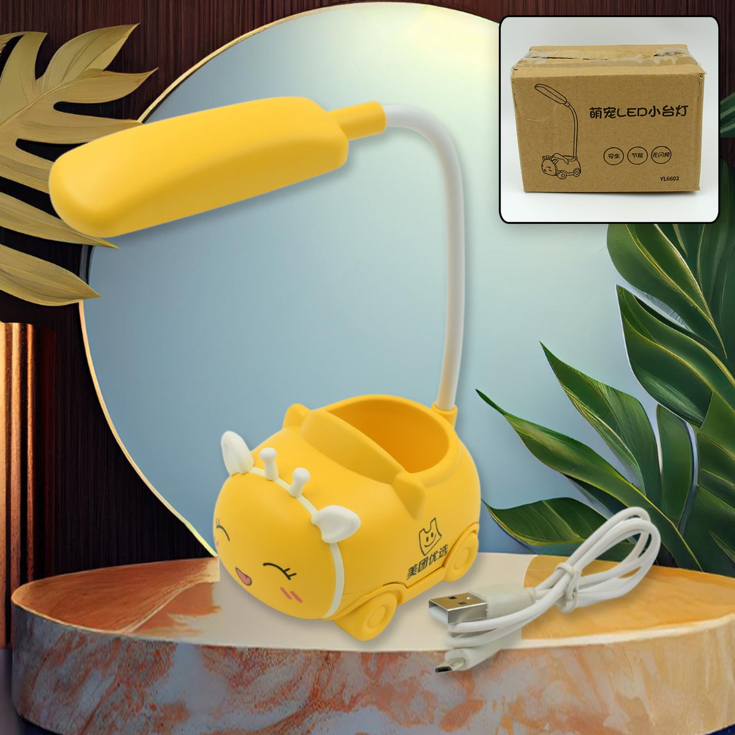 Led Reading Light 360 Adjustment Usb Charging Foldable Usb Charging Desk Lamp Creative Desk Lamp Led Table Light Desk Lamp For Homes For Offices (1 Pc ) - Happy Price - Image 2