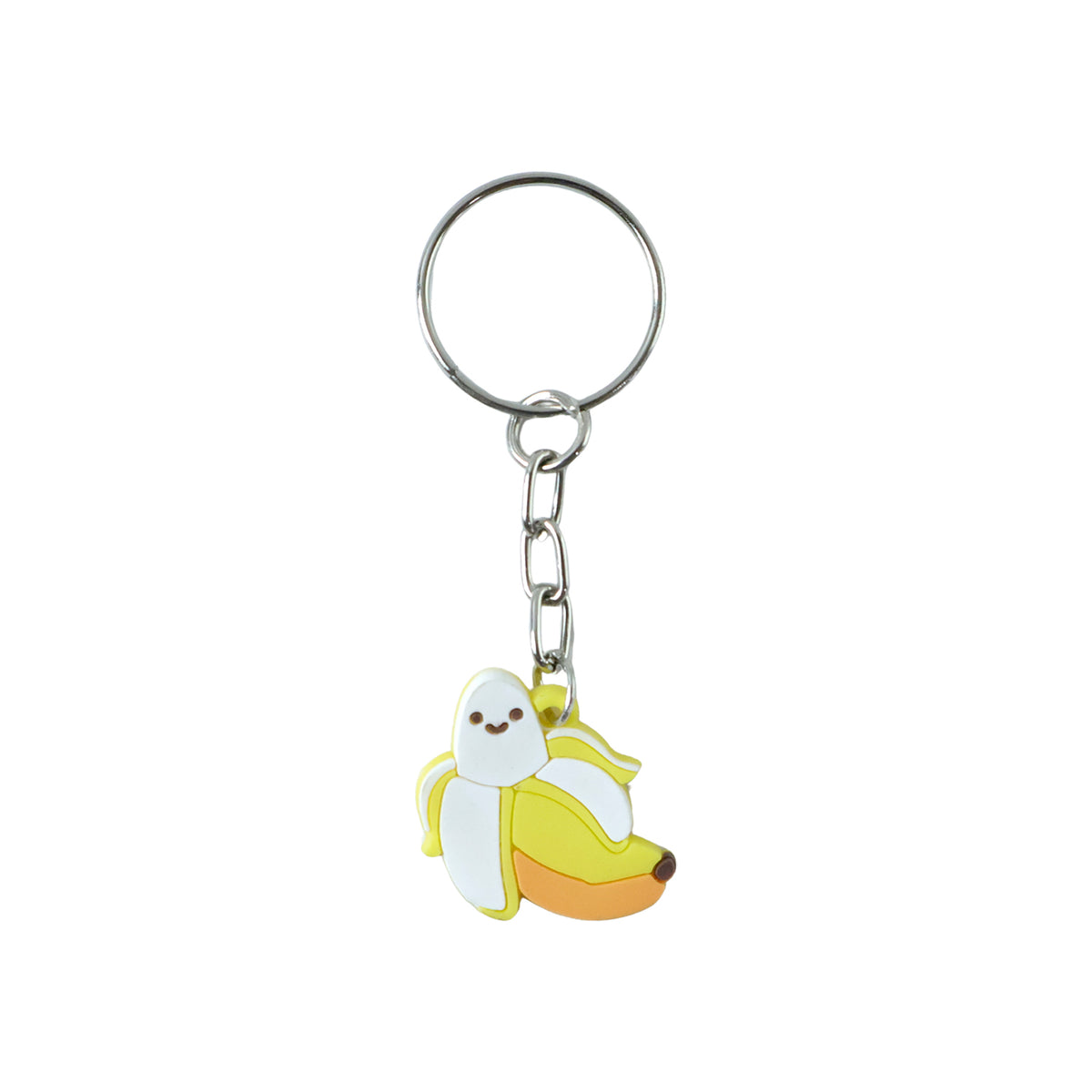 Cute Banana Cartoon Keychain with Metal Ring (1 Pc) - Happy Price - Image 4