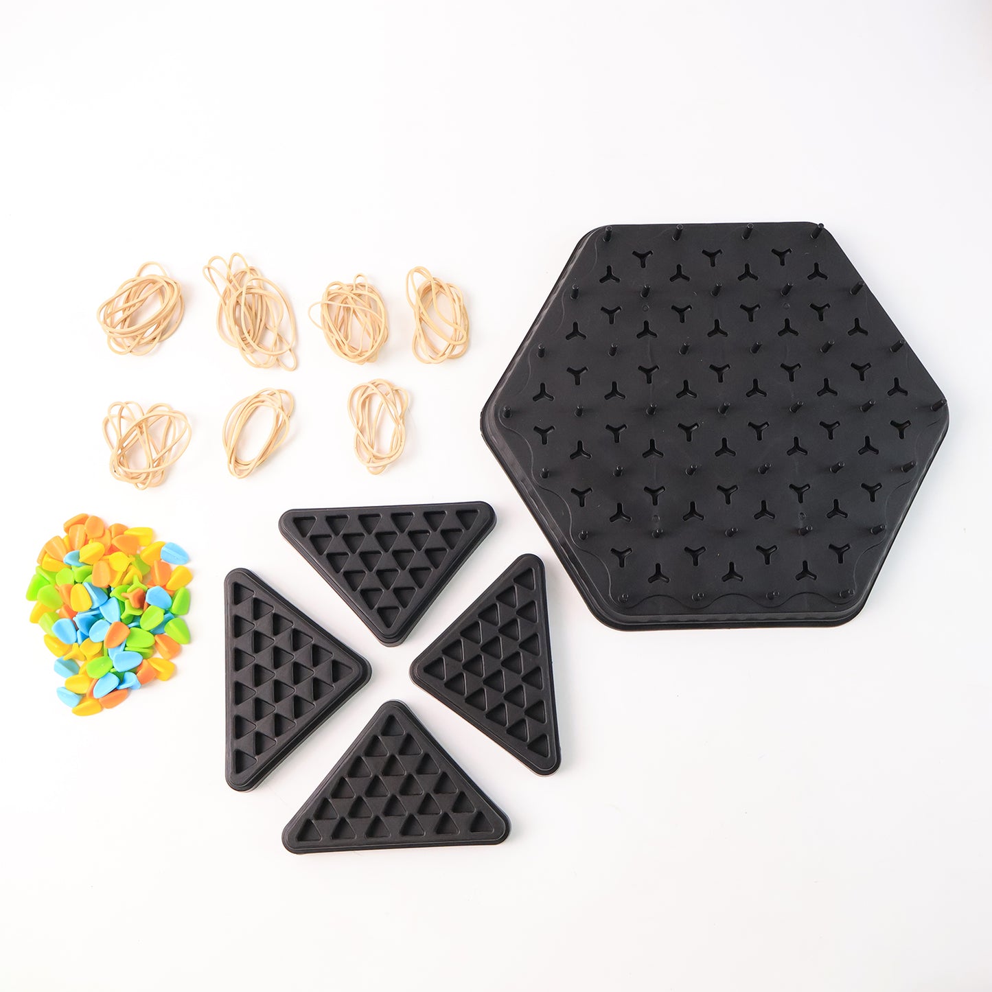 Strategic Triangle Color Matching Puzzle Board Game for Kids & Family - Happy Price - Image 2