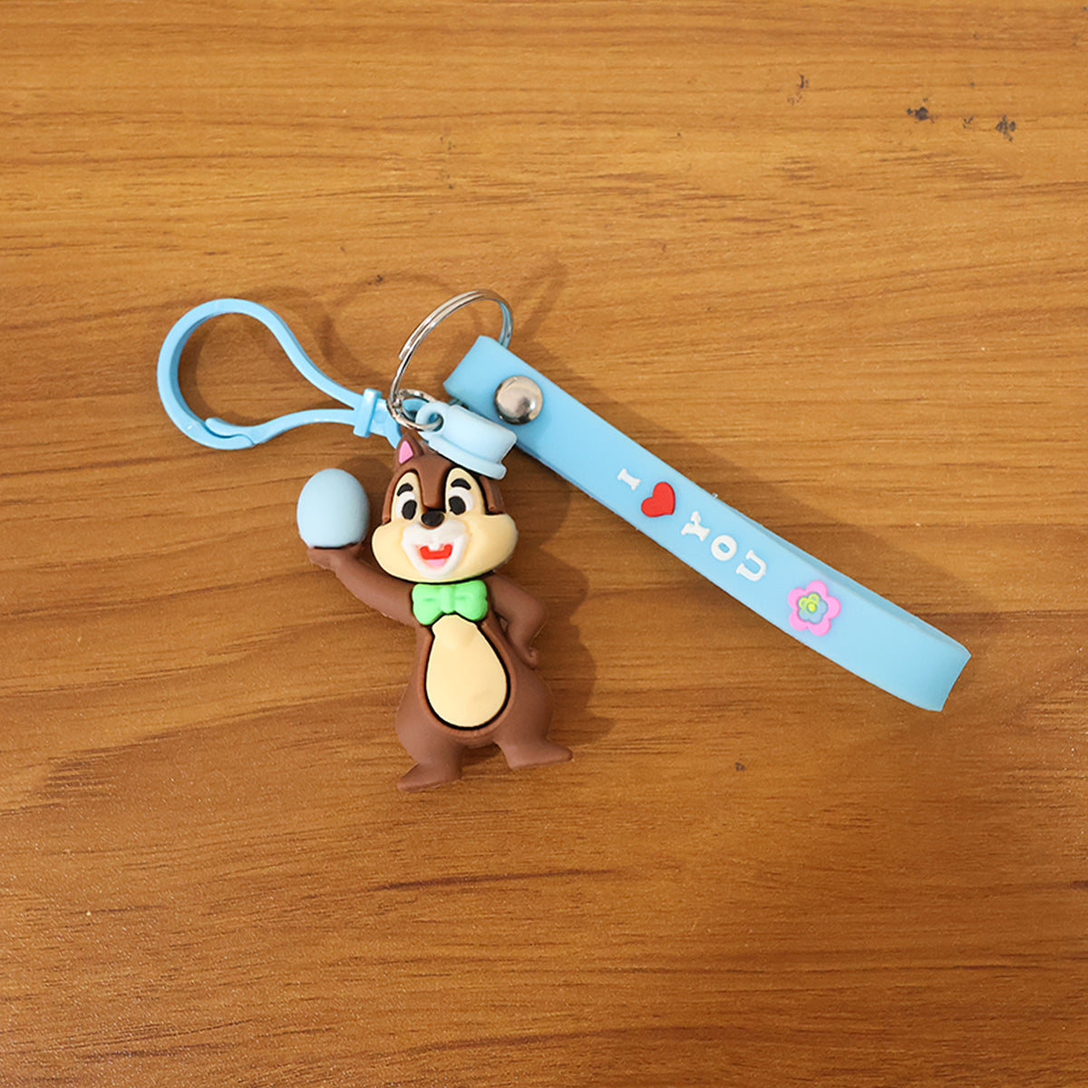 Cute Squirrel Keychain with "I Love You" Strap - 1 Pc - Happy Price - Image 7