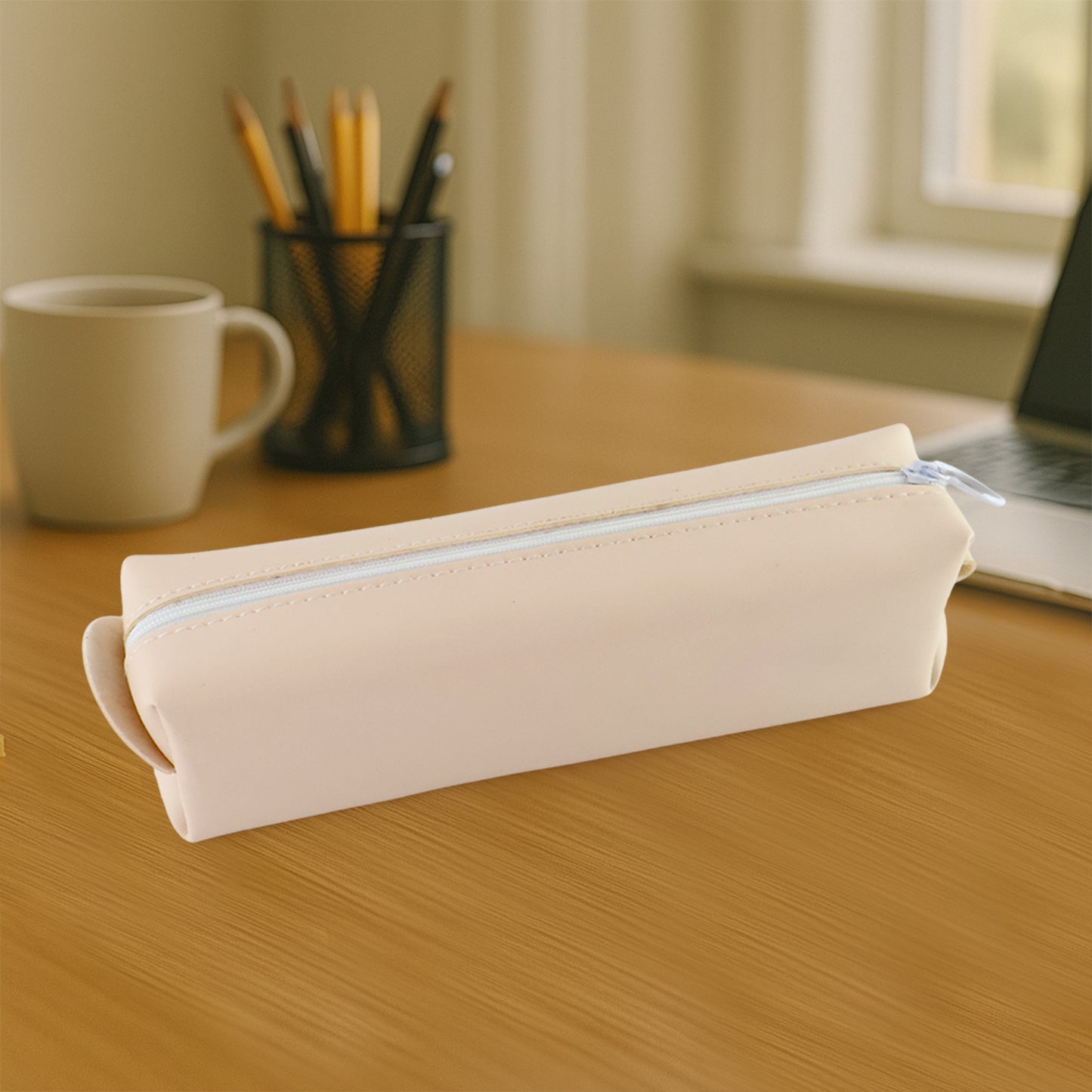 Slim PU Leather Pencil Pouch - 1 Pc - Happy Price - Image 5