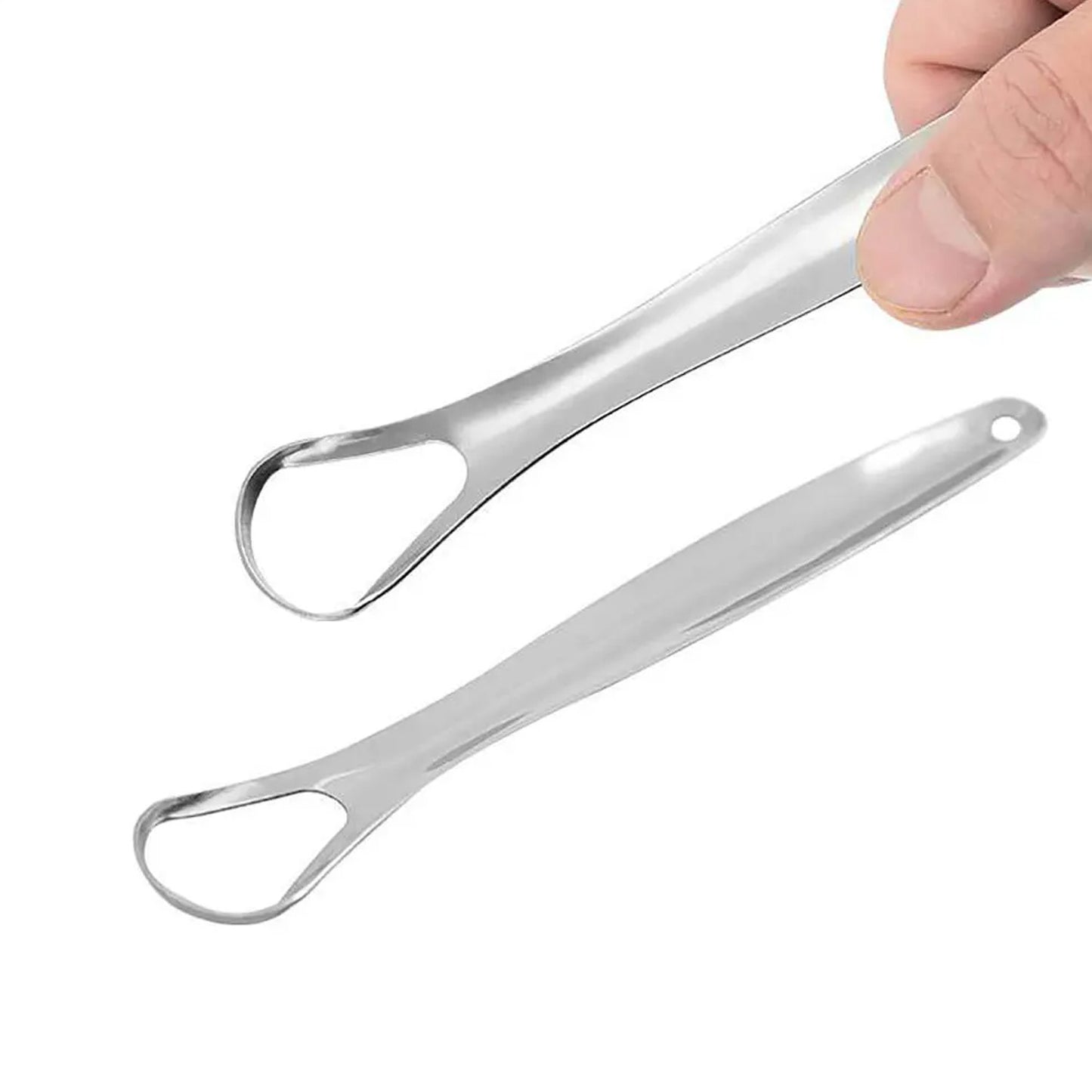 Stainless Steel Tongue Scraper Tongue Cleaners (1pc With Metal Case) - Happy Price - Image 7