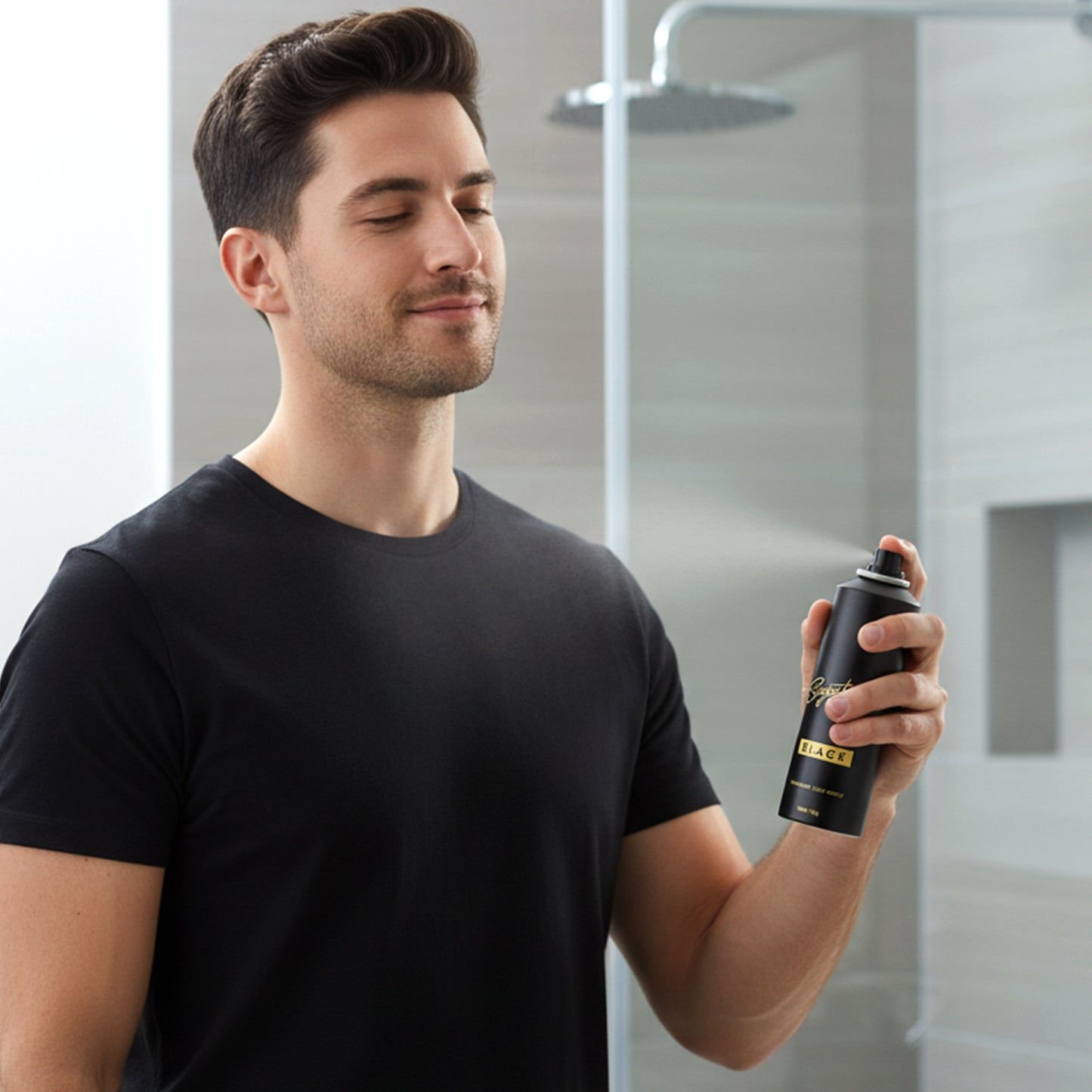 Signature Premium Black Fragrance Body Spray 200 ML for Men - Great Price - Image 5