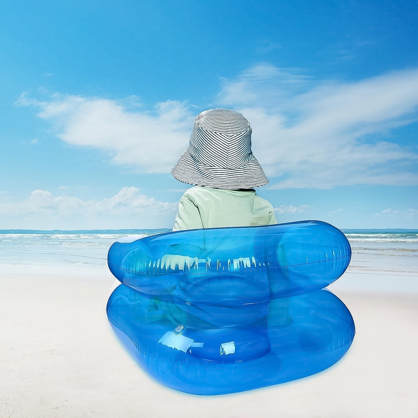 Inflatable Sofa Chair For Boys And Girls Suitable For Camping (28 Inch Approx 1 Set) - Happy Price - Image 2