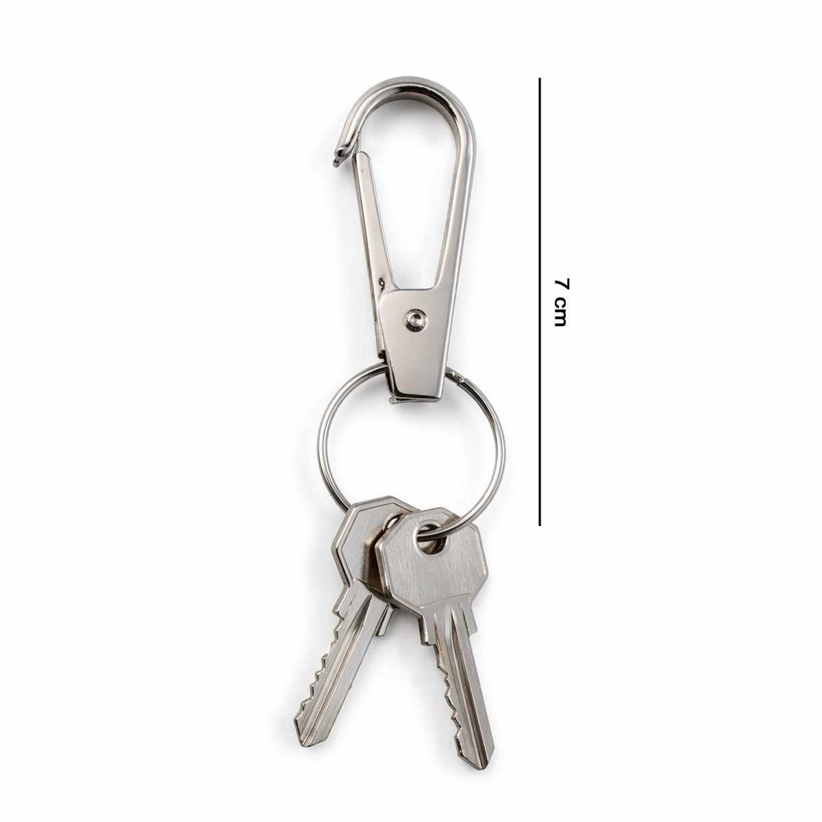 Durable Metal Keychain Clip with Ring Set - 10 Pcs - Great Price - Image 5