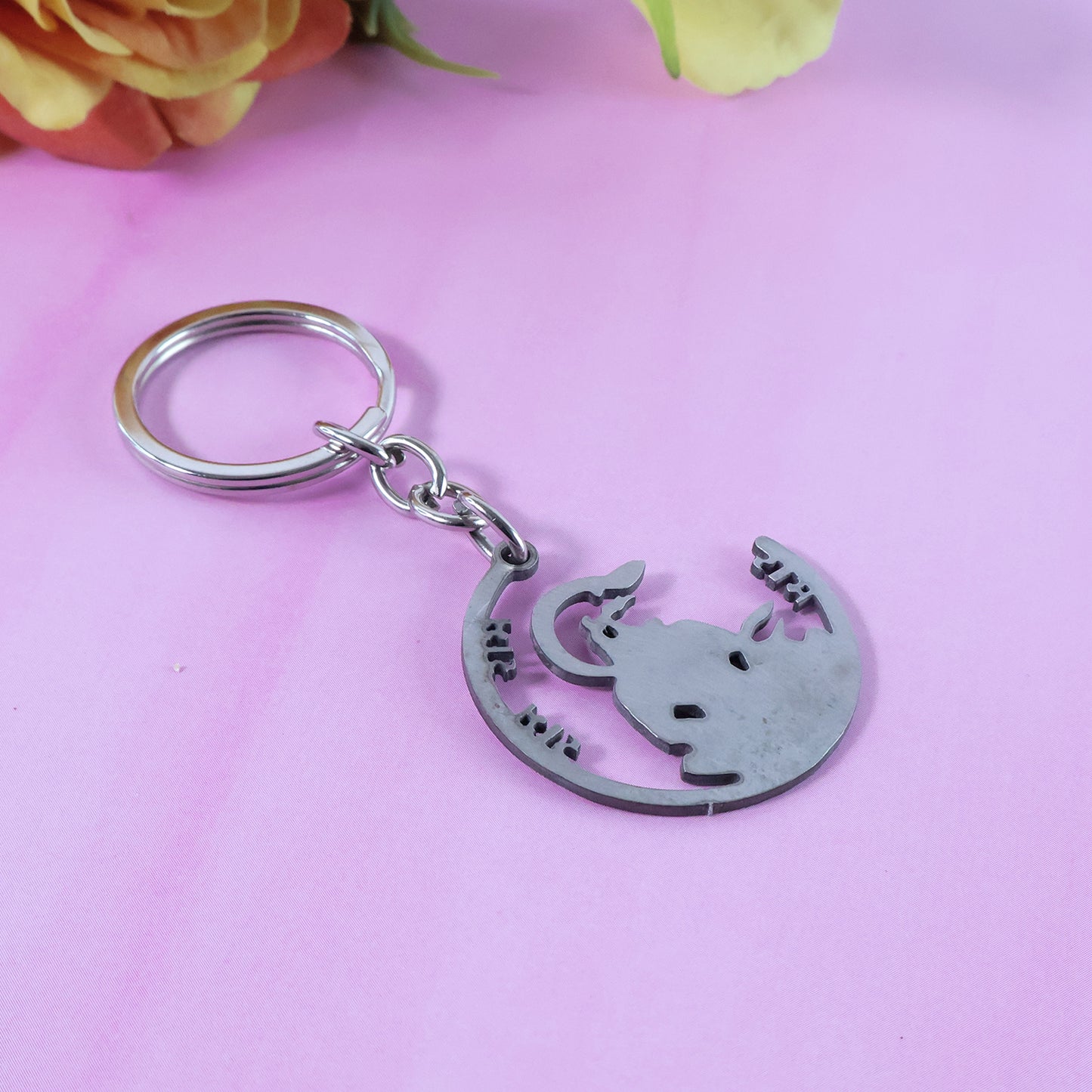 Jai Shri Ram Hanuman Metal Keychain - 1 Pc - Happy Price - Image 4