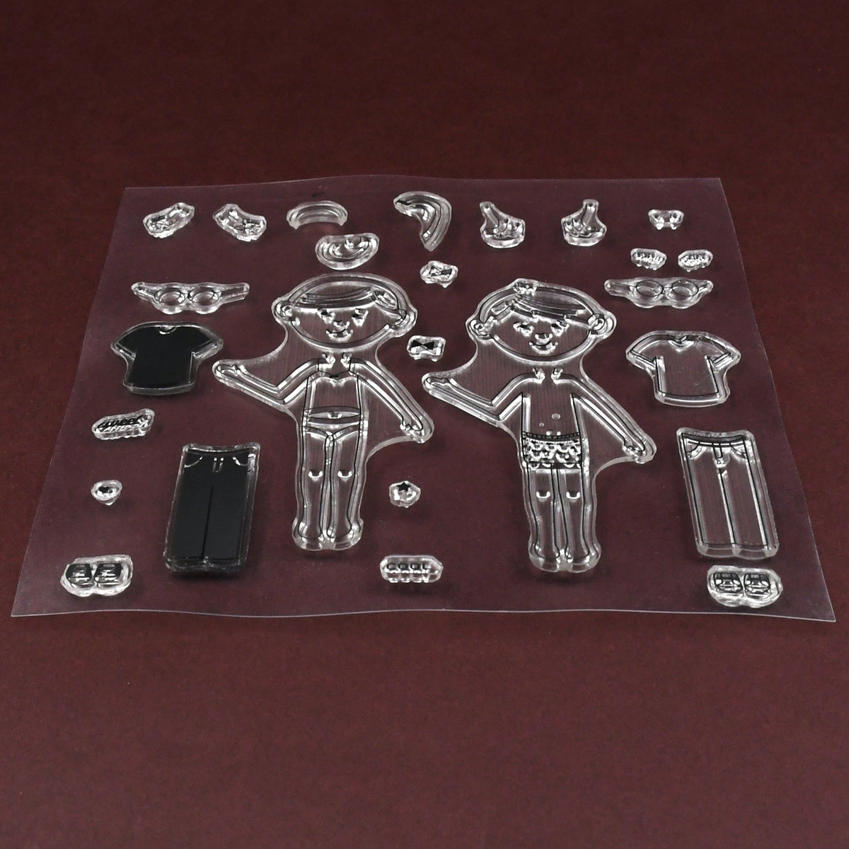 Reusable Rubber Stamp Tpr Stamp Diy Accessories Good Stamping Effect Diy Transparent Stamp Stick Repeatedly For Envelope For Diary For Invitation Letter Photo Album Decoration For Paper Crafts (Mix Design 1 Set) - Happy Price - Image 3